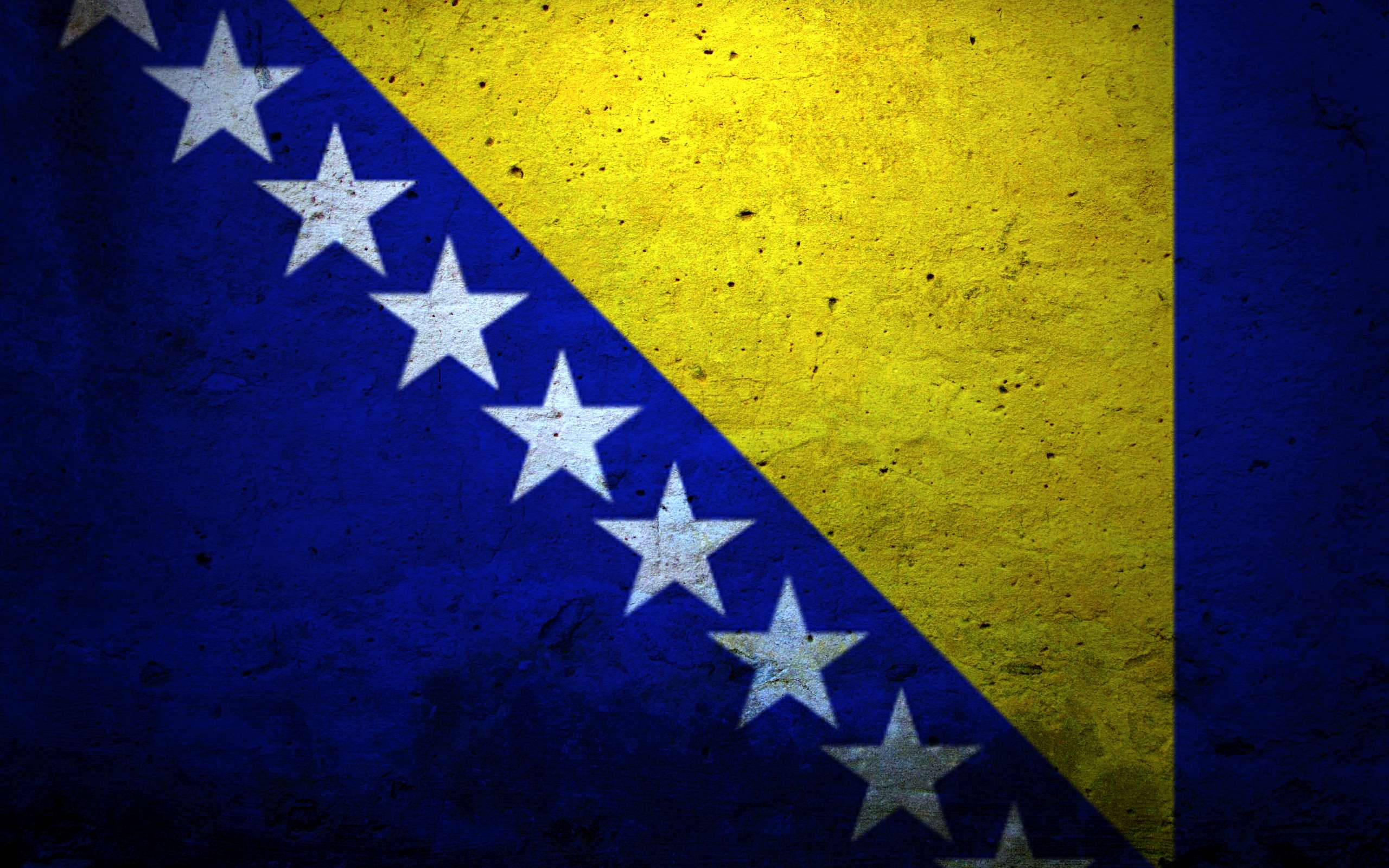 Bosnia And Herzegovina, national flag, blue, 2K Desktop Wallpaper