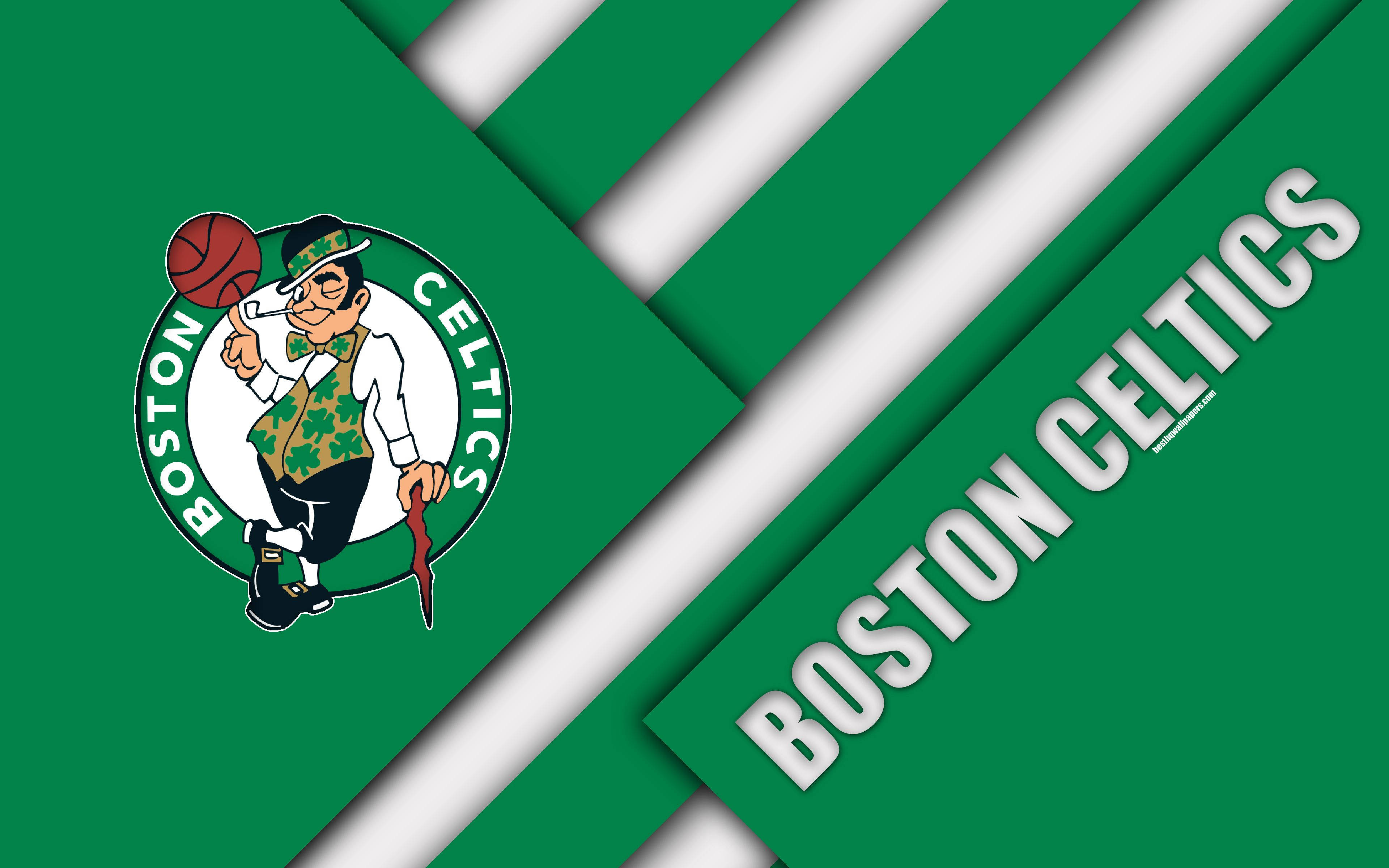 Boston Celtics, leprechaun mascot, green, 4K Desktop Wallpaper