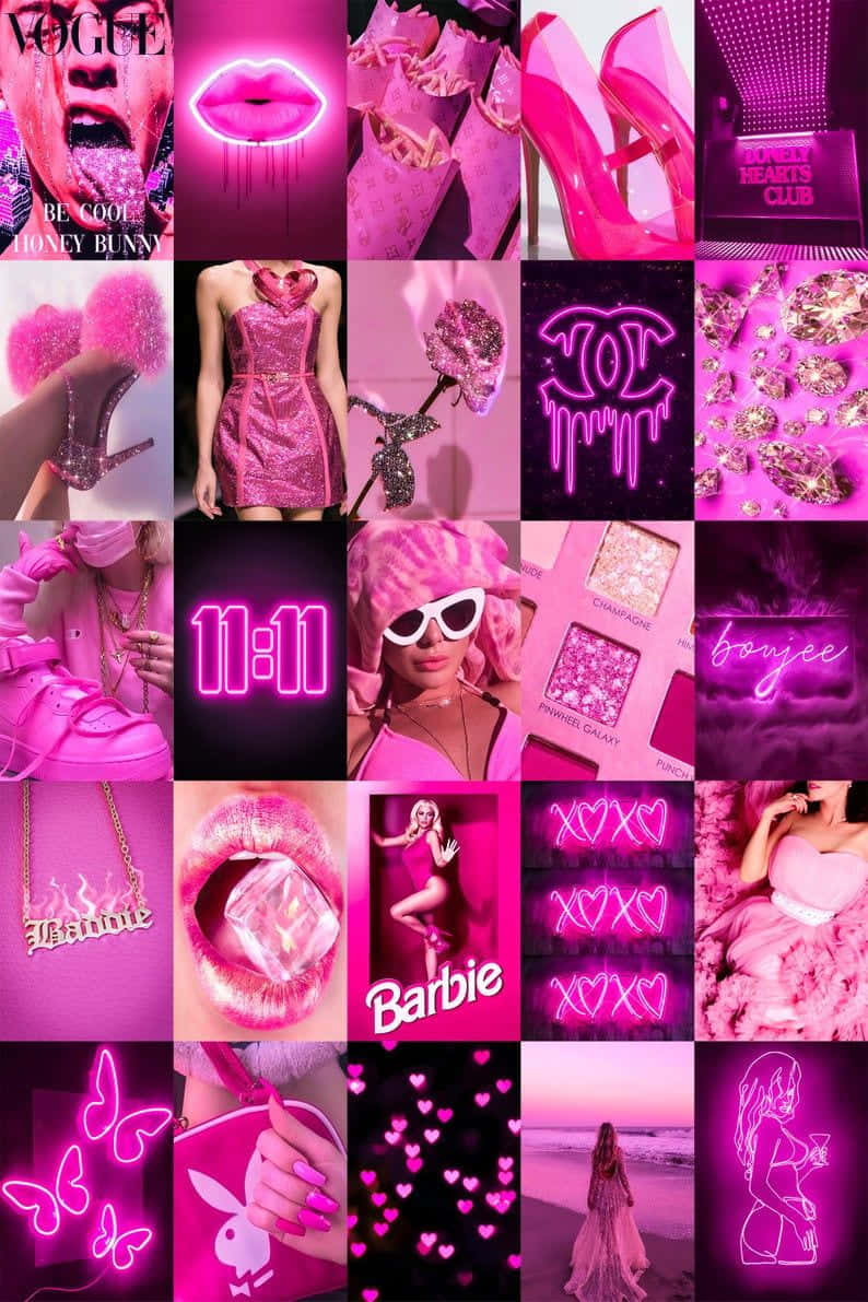 Boujee, Fuchsia, Barbie-themed fashion accessories, SD Phone Wallpaper