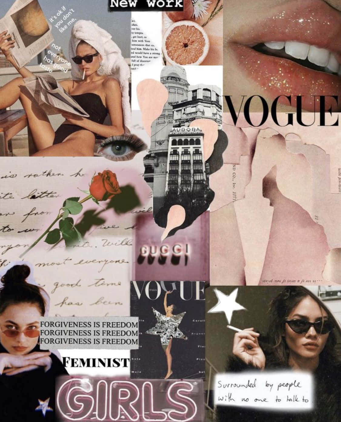 Boujee, pink and black tones, glittery lips, HD Phone Wallpaper
