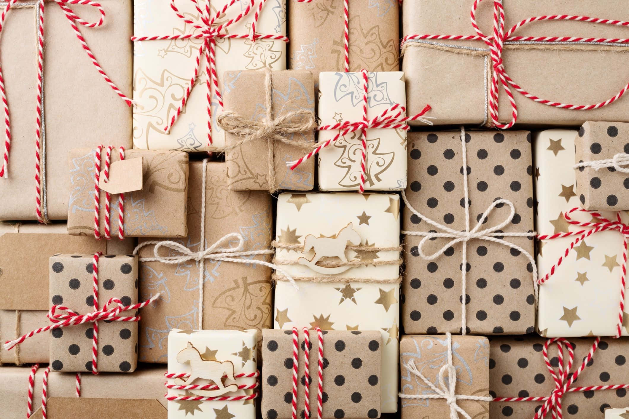 Boxing Day, kraft paper, patterned paper, Full HD Desktop Wallpaper