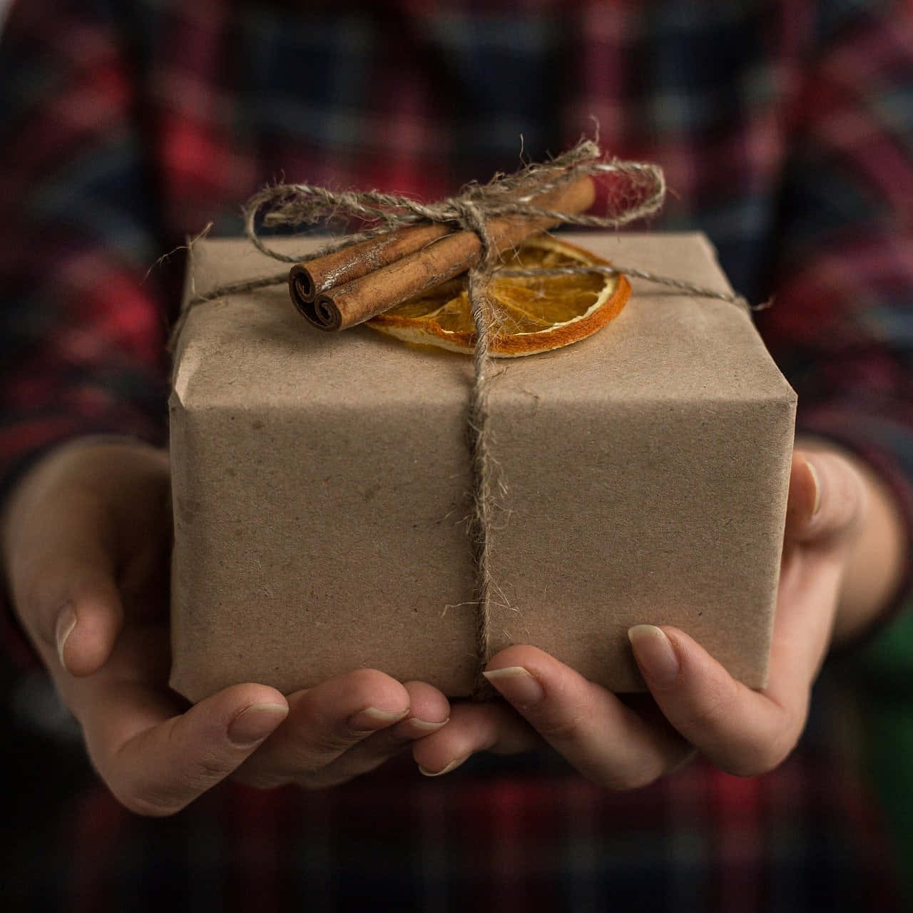 Boxing Day, rustic gift box, brown paper, HD Desktop Wallpaper