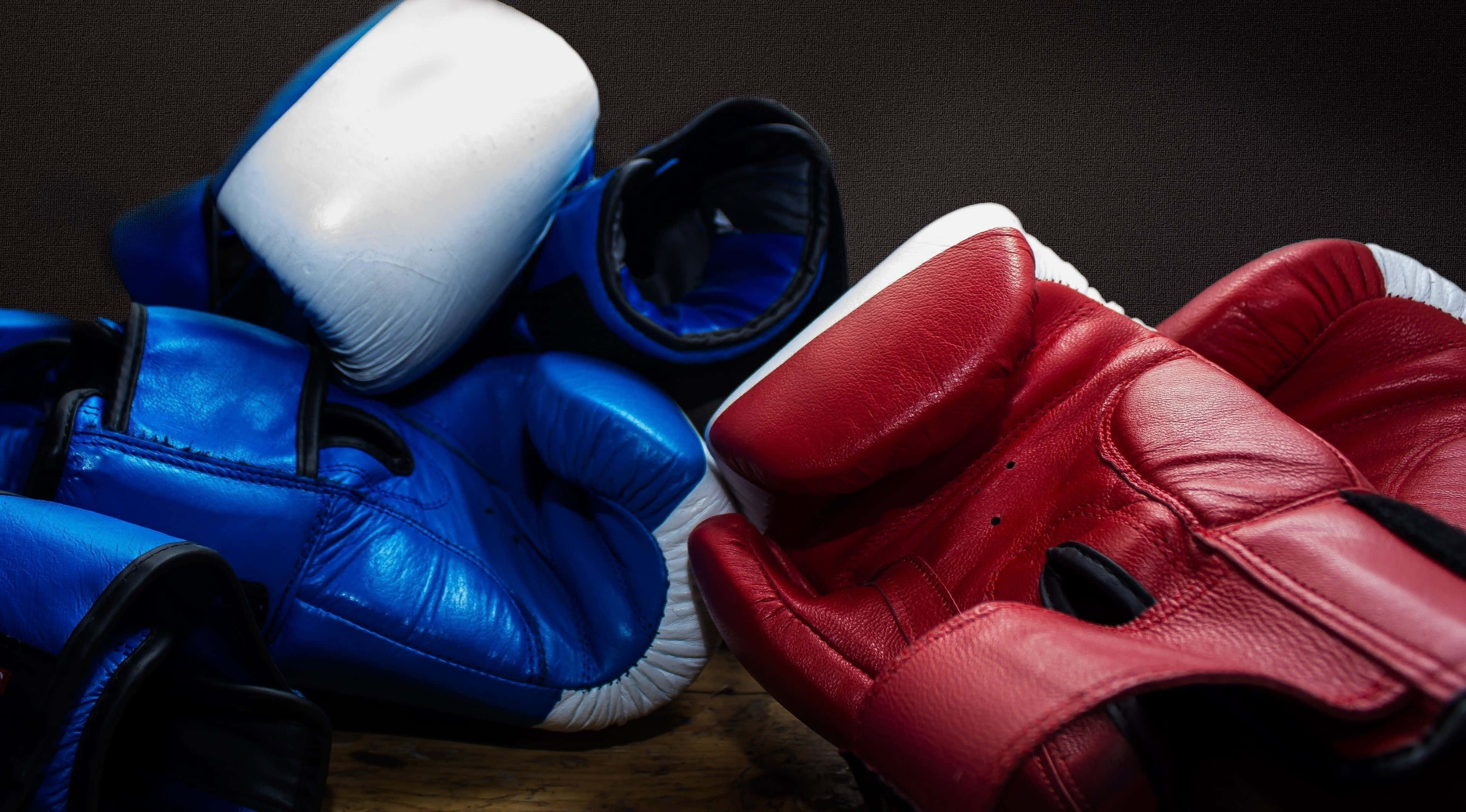 colorful boxing gloves collection, blue boxing gloves, red boxing gloves, 4K Desktop Wallpaper