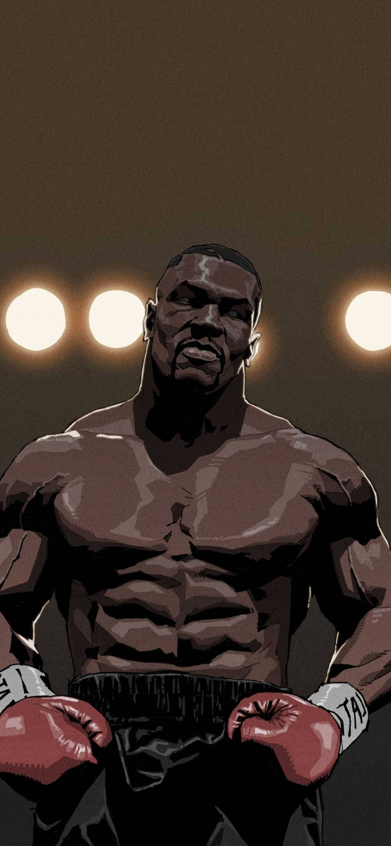 Cool Boxing Stare, boxer, ring, 2K Phone Wallpaper