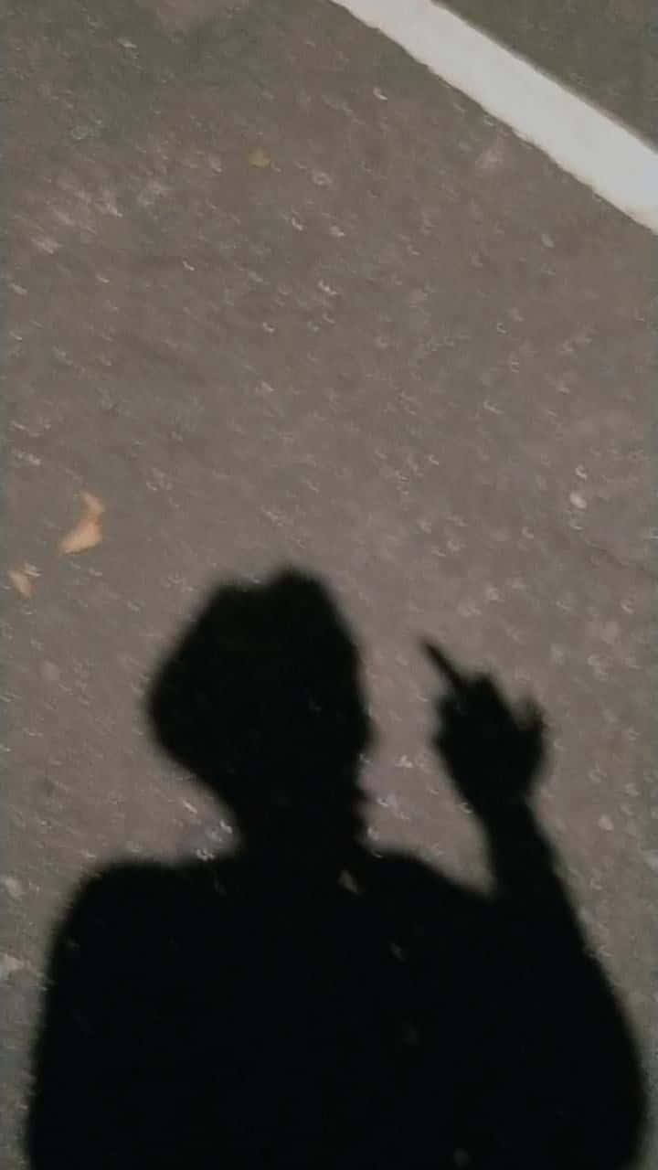 Badass Shadow PFP, silhouette, pavement, HD Phone Wallpaper