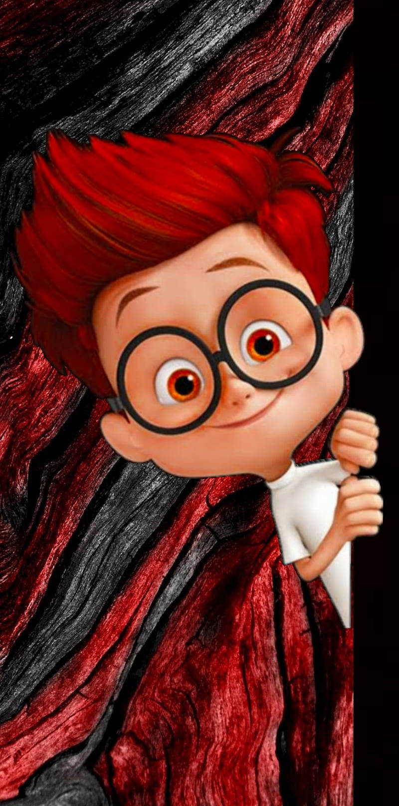WhatsApp DP 3D Boy, red hair, round glasses, HD Phone Wallpaper