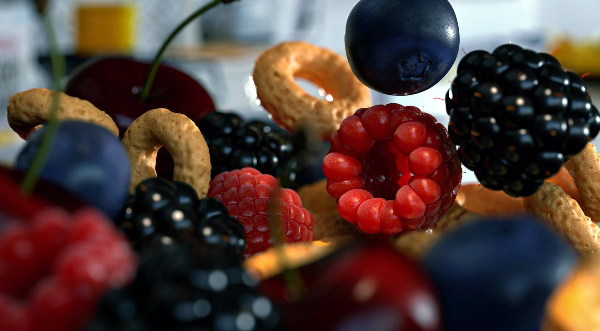 Boysenberry, cereals, berries, HD Desktop Wallpaper