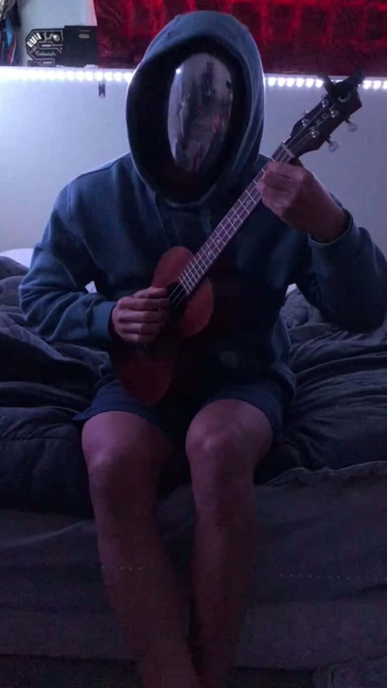 boywithuke, ukulele, dark hoodie, HD Phone Wallpaper