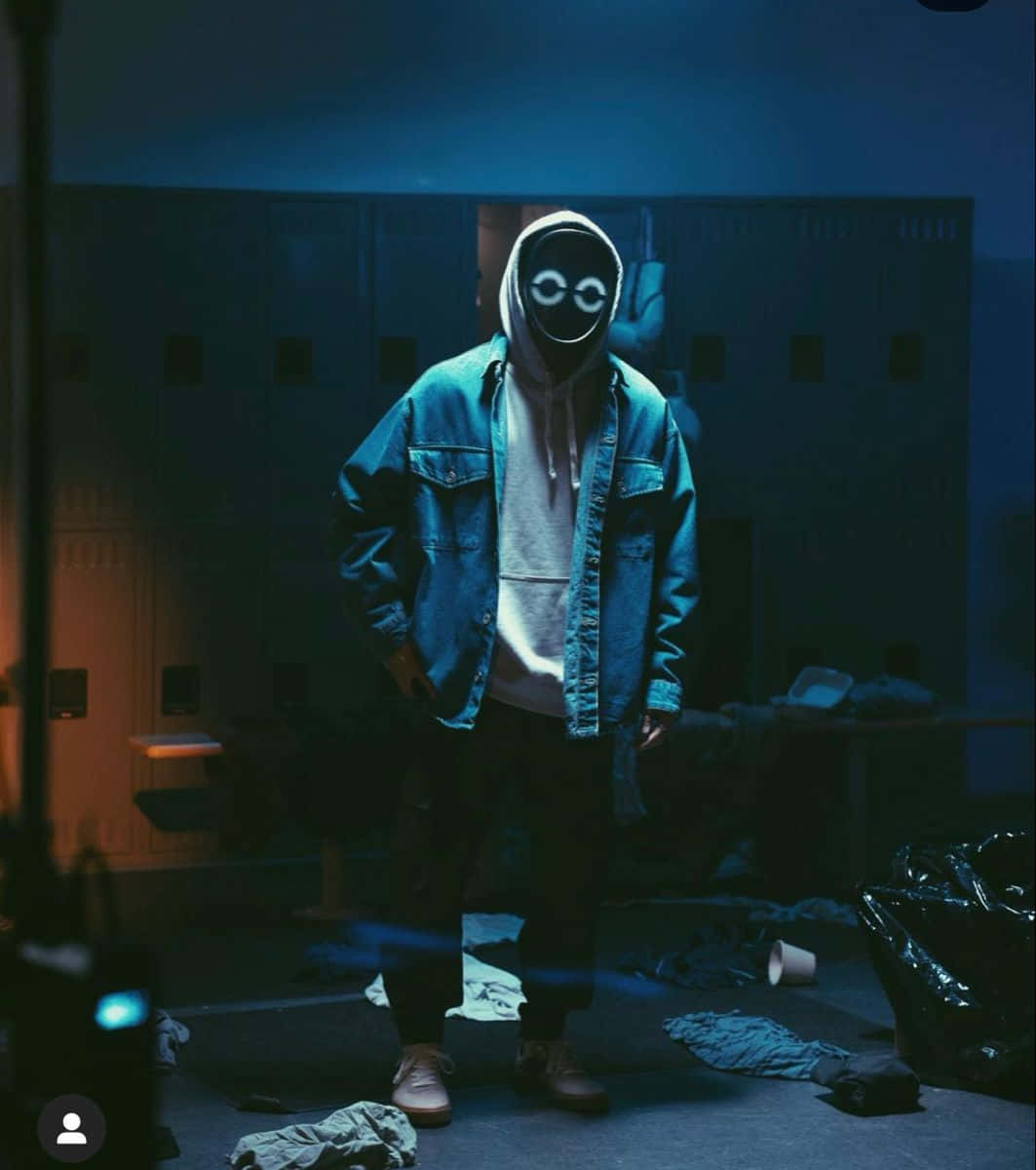 Boywithuke, hoodie, mask, SD Phone Wallpaper