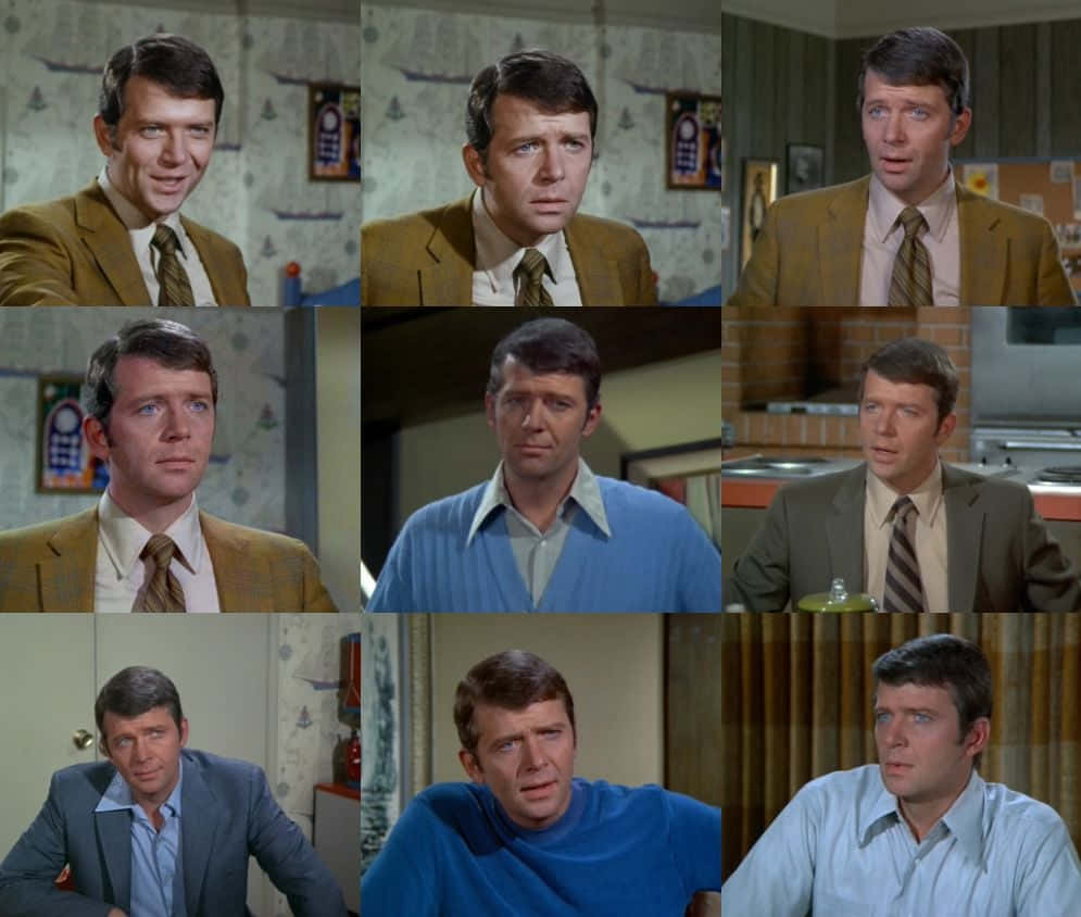 Brady Bunch, vintage TV show, family portrait, SD Desktop Wallpaper