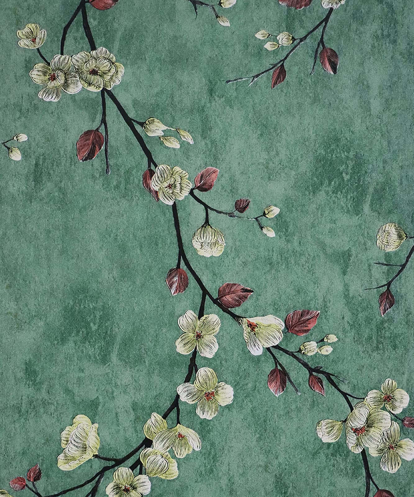 white blossoms, pink blossoms, dark branches, HD Phone Wallpaper