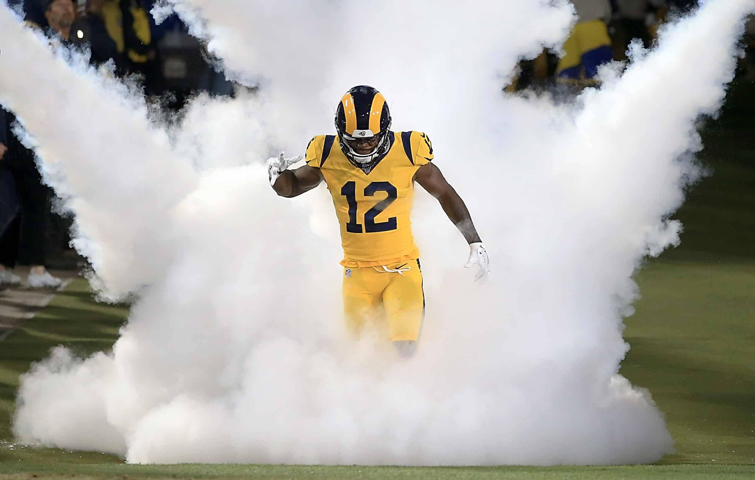 Brandin Cooks, yellow jersey, number 12, 2K Desktop Wallpaper