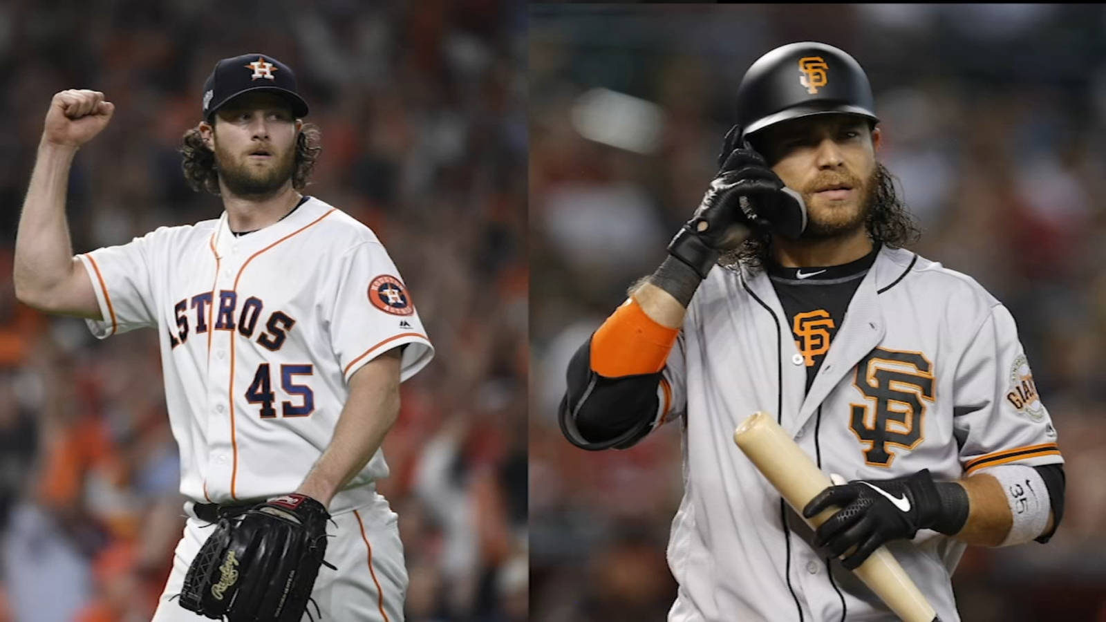 Brandon Crawford, stadium, bright lights, HD Desktop Wallpaper