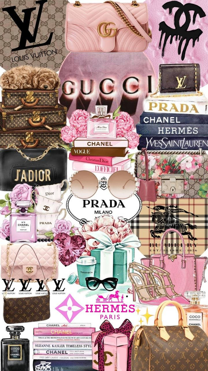 luxury fashion items, handbags, perfumes, HD Phone Wallpaper