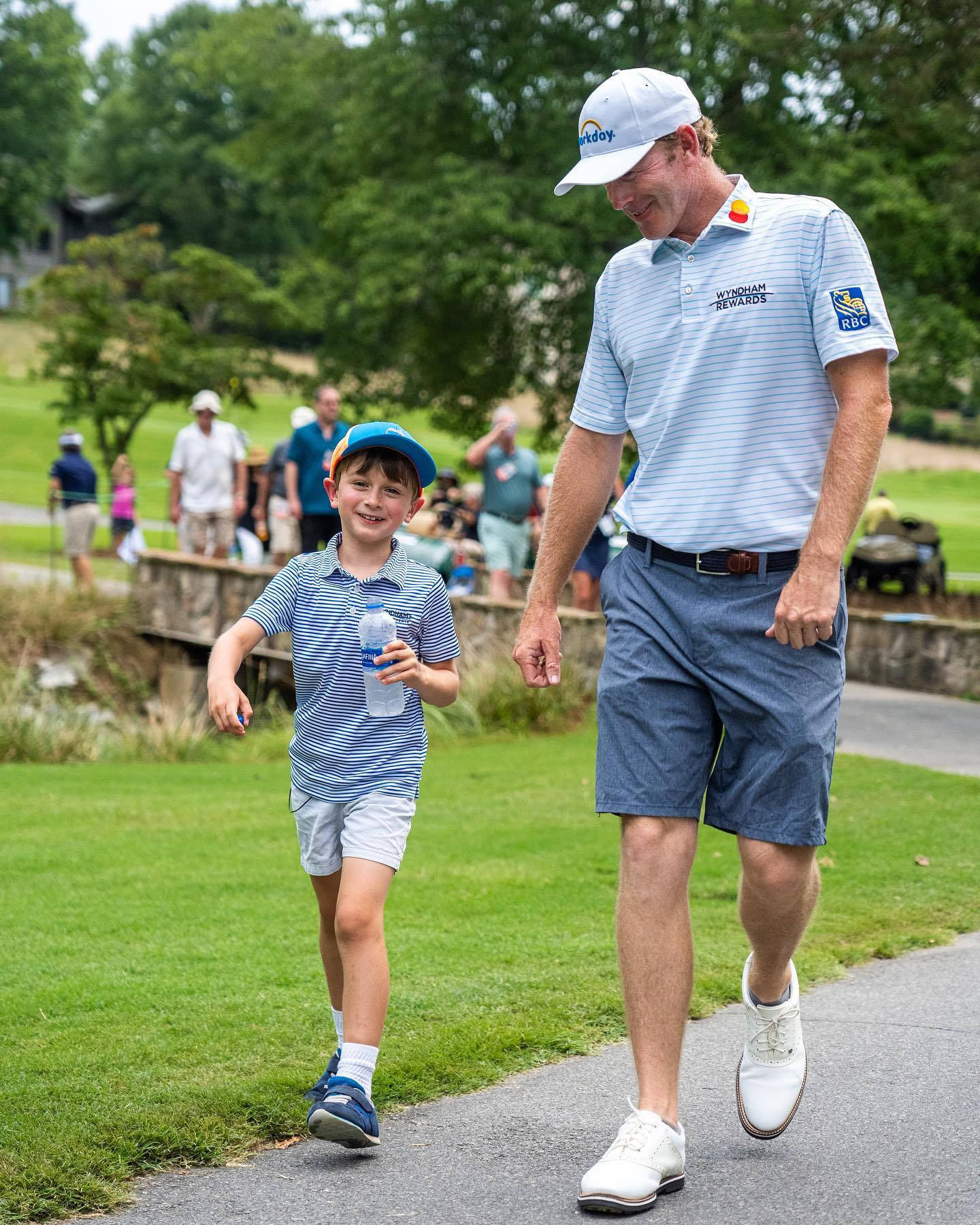 Brandt Snedeker, son, striped shirts, HD Phone Wallpaper