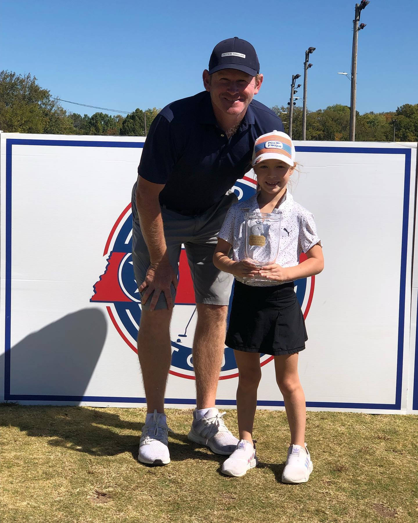 Brandt Snedeker, young girl, golf attire, HD Phone Wallpaper