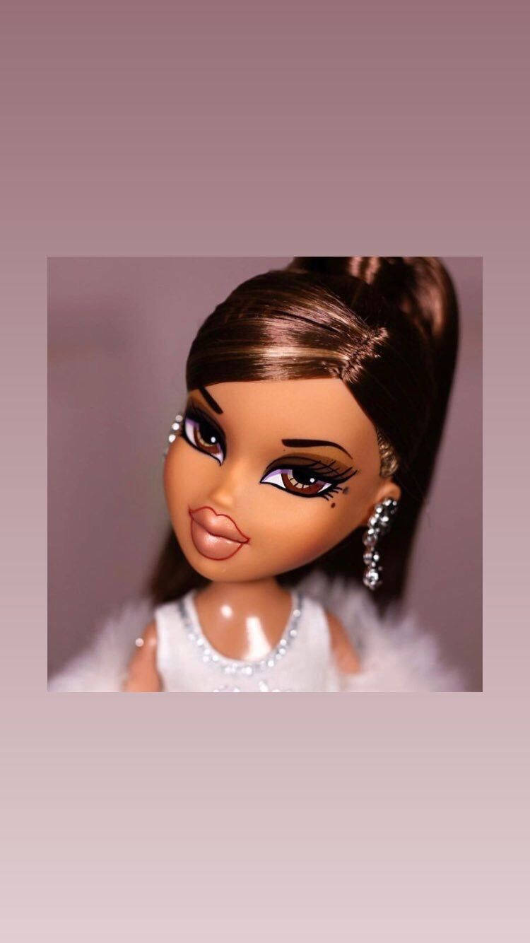 Bratz Dolls, brown hair, high ponytail, HD Phone Wallpaper