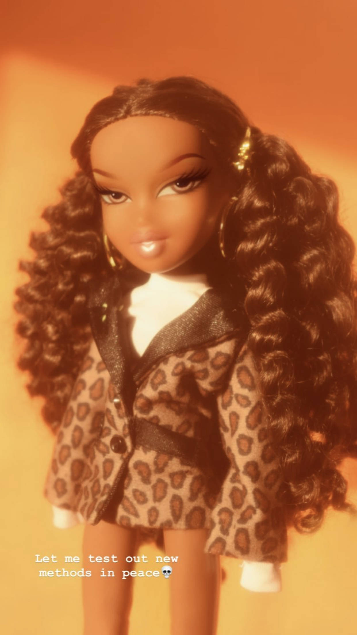 Bratz Dolls, Curly Hair, Leopard Jacket, Full HD Phone Wallpaper