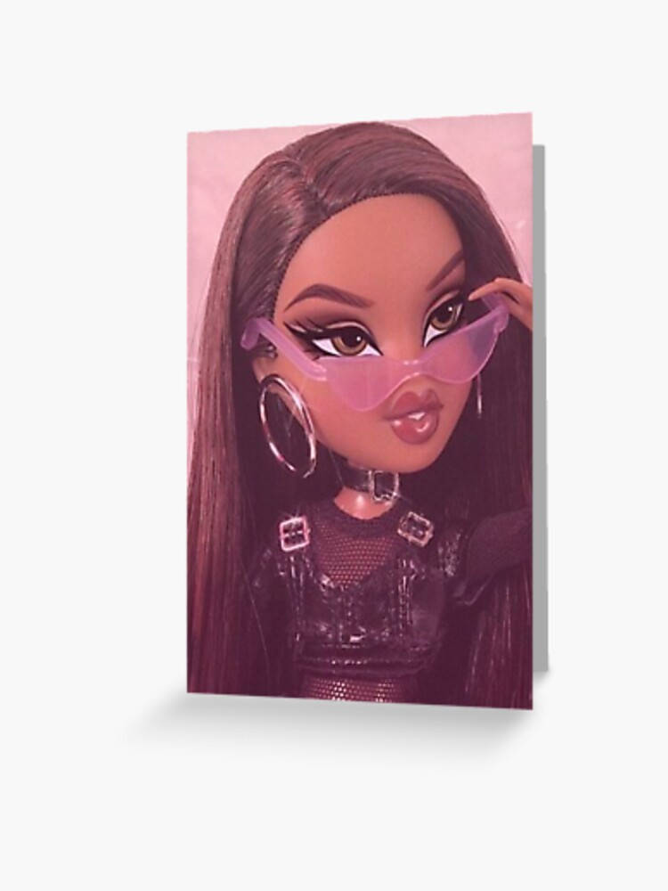 Bratz Dolls, long dark hair, pink sunglasses, SD Phone Wallpaper