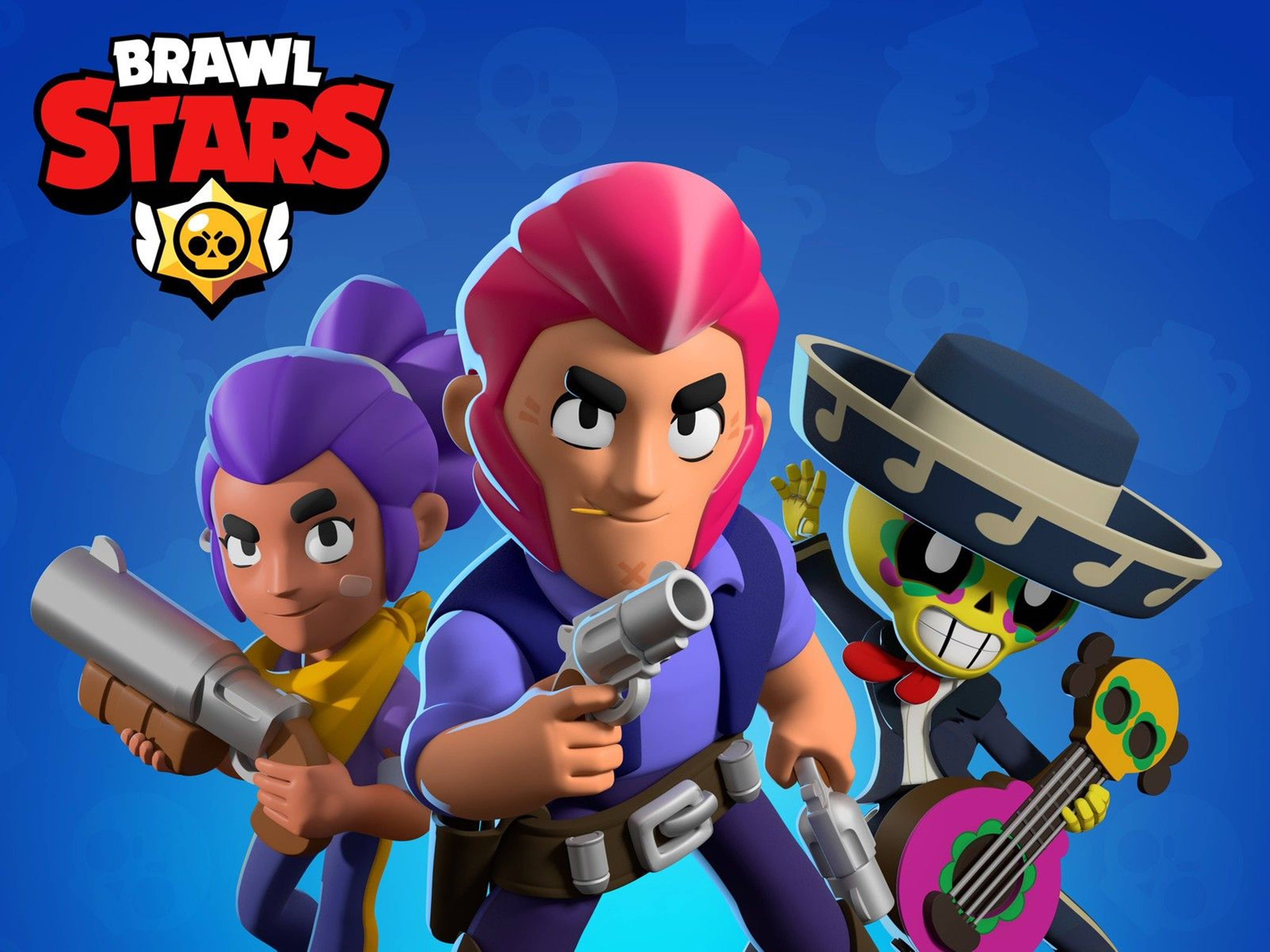 Brawl Stars, playable characters, guitar, 4K Desktop Wallpaper