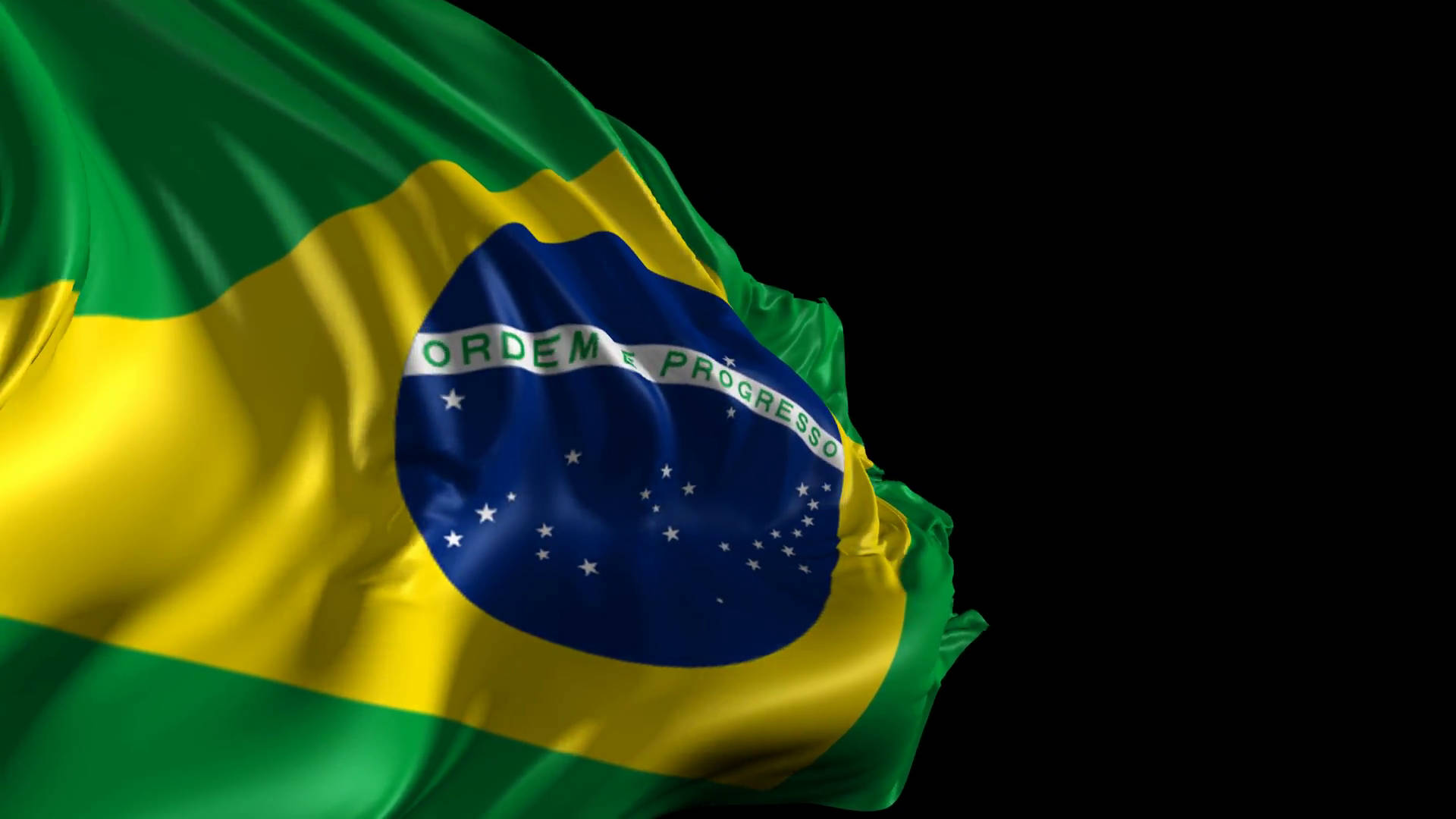 Brazil flag, green, yellow, Full HD Desktop Wallpaper