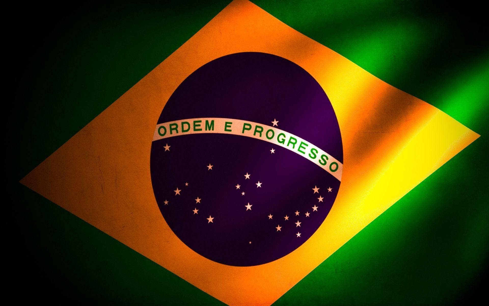 Brazil flag, green, yellow, Full HD Desktop Wallpaper