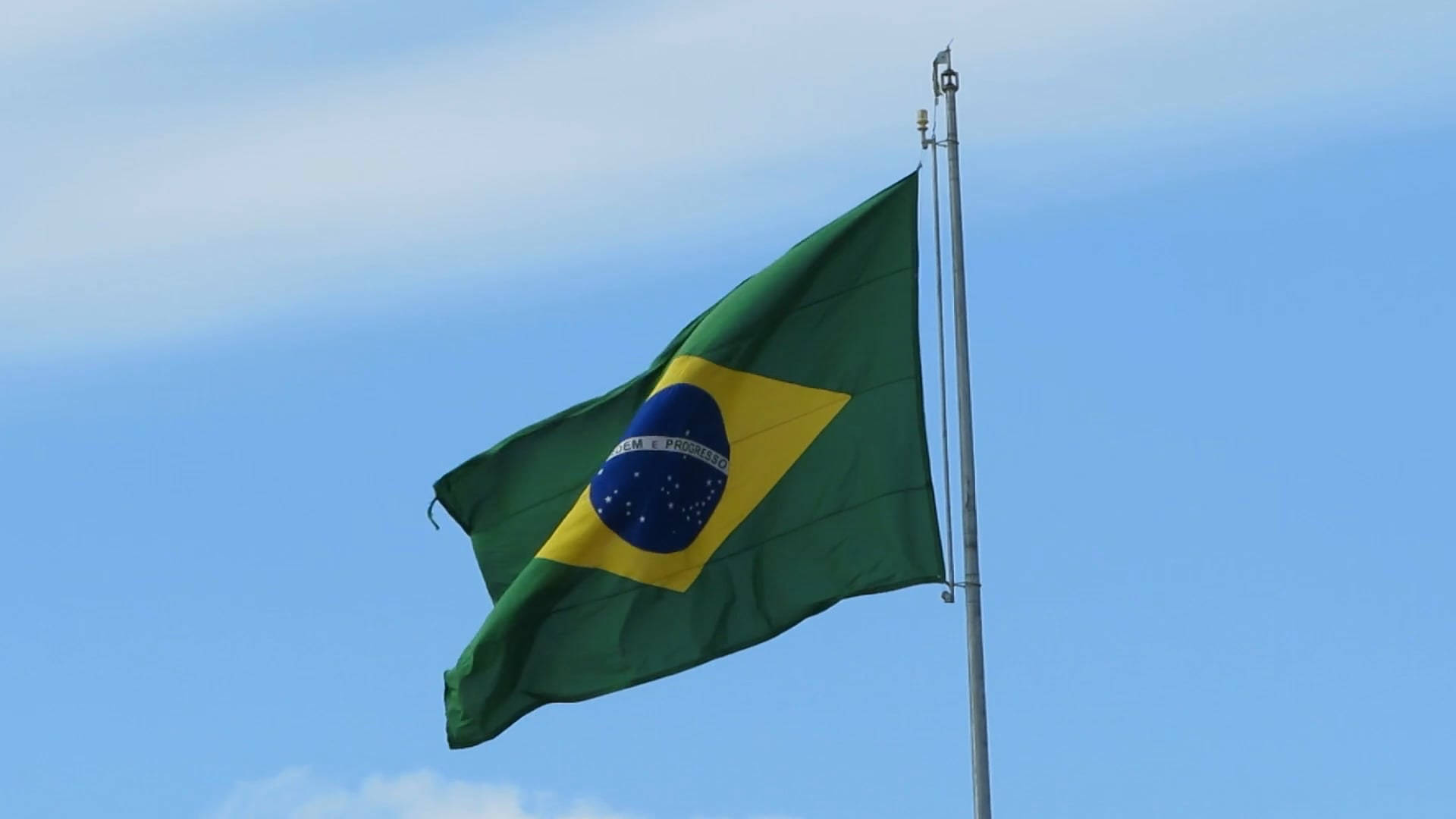 Brazil flag, green, yellow, Full HD Desktop Wallpaper