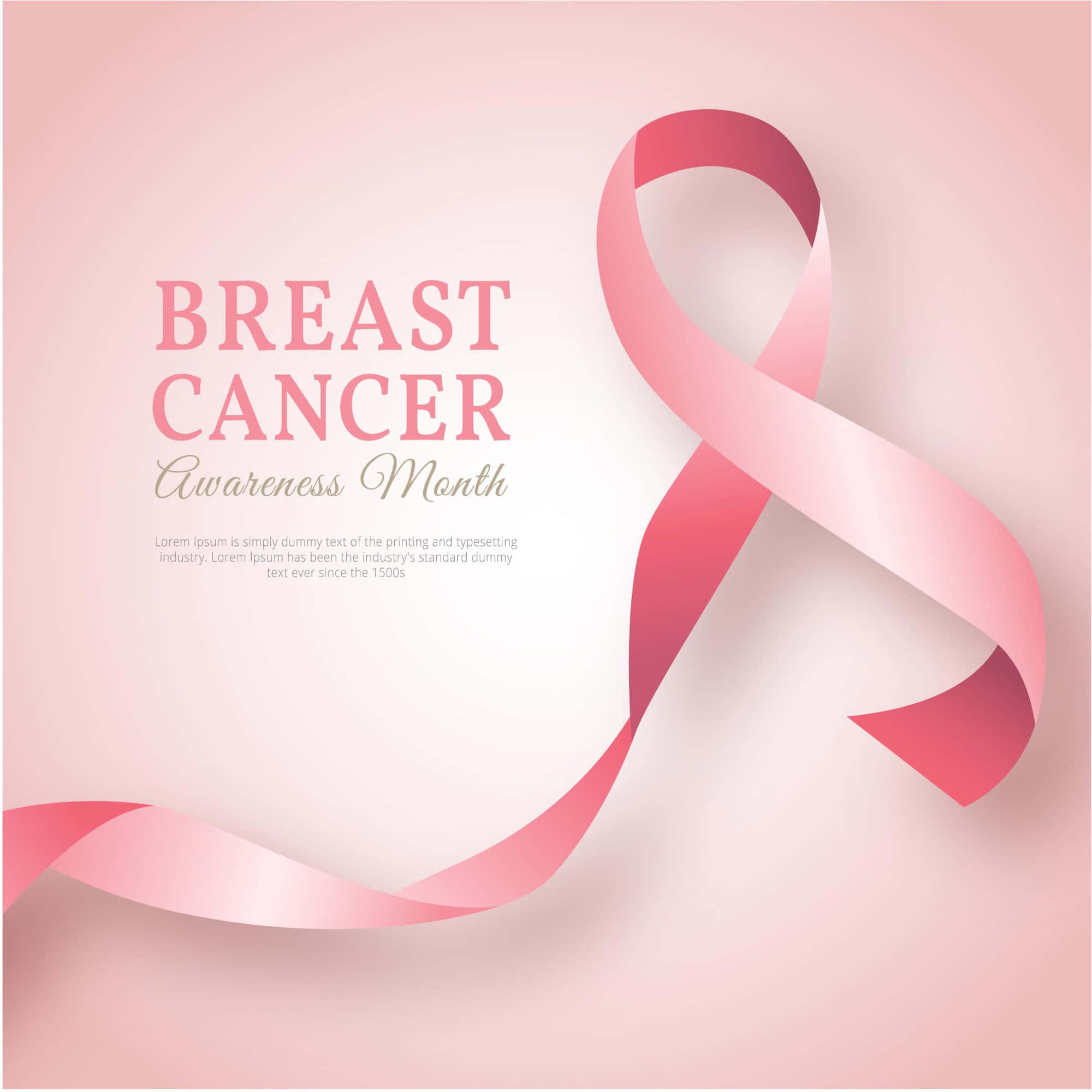 pink ribbon, Breast Cancer Awareness, soft pink, Full HD Desktop Wallpaper