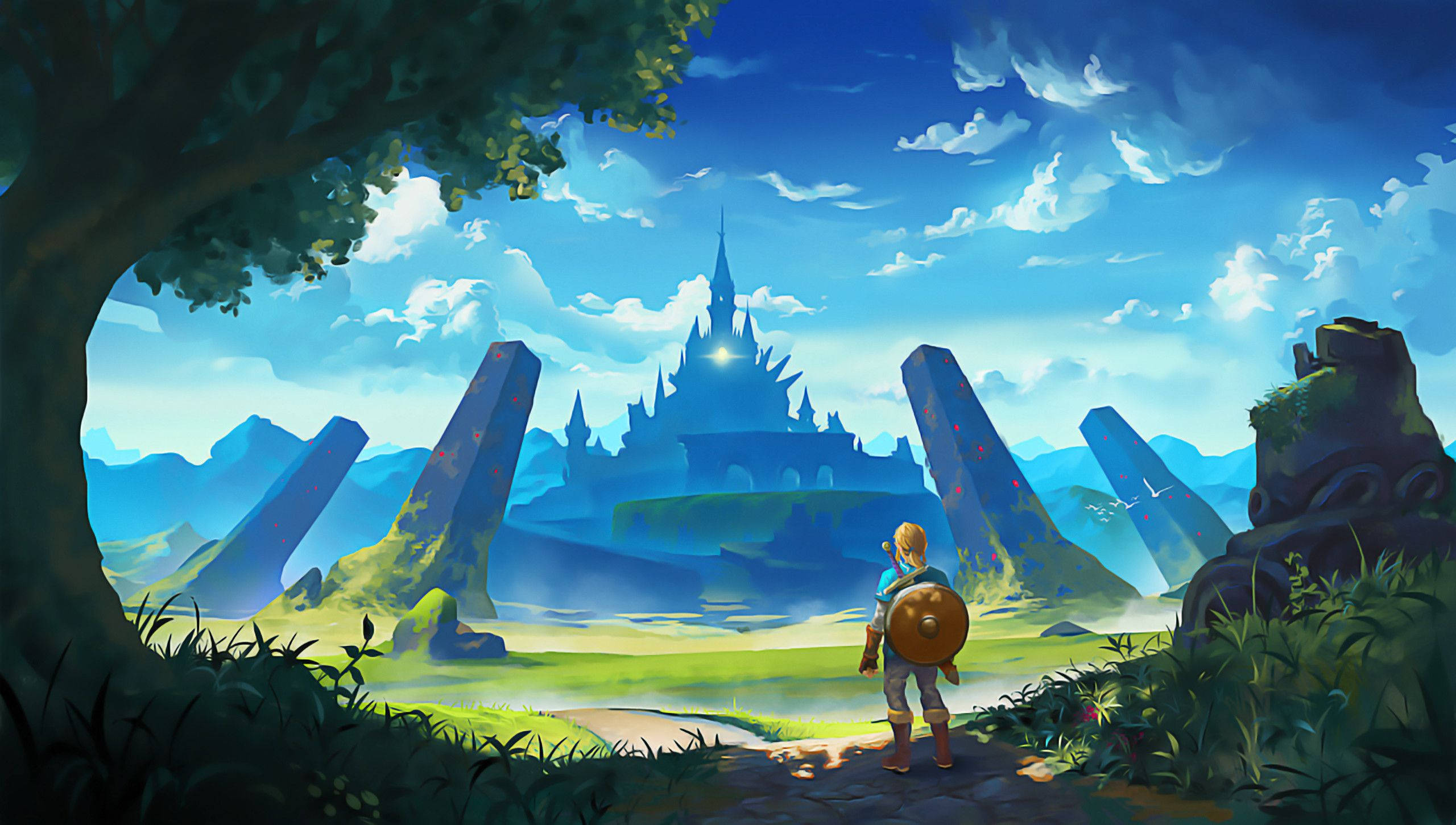 Breath Of The Wild, adventurer, path, 2K Desktop Wallpaper