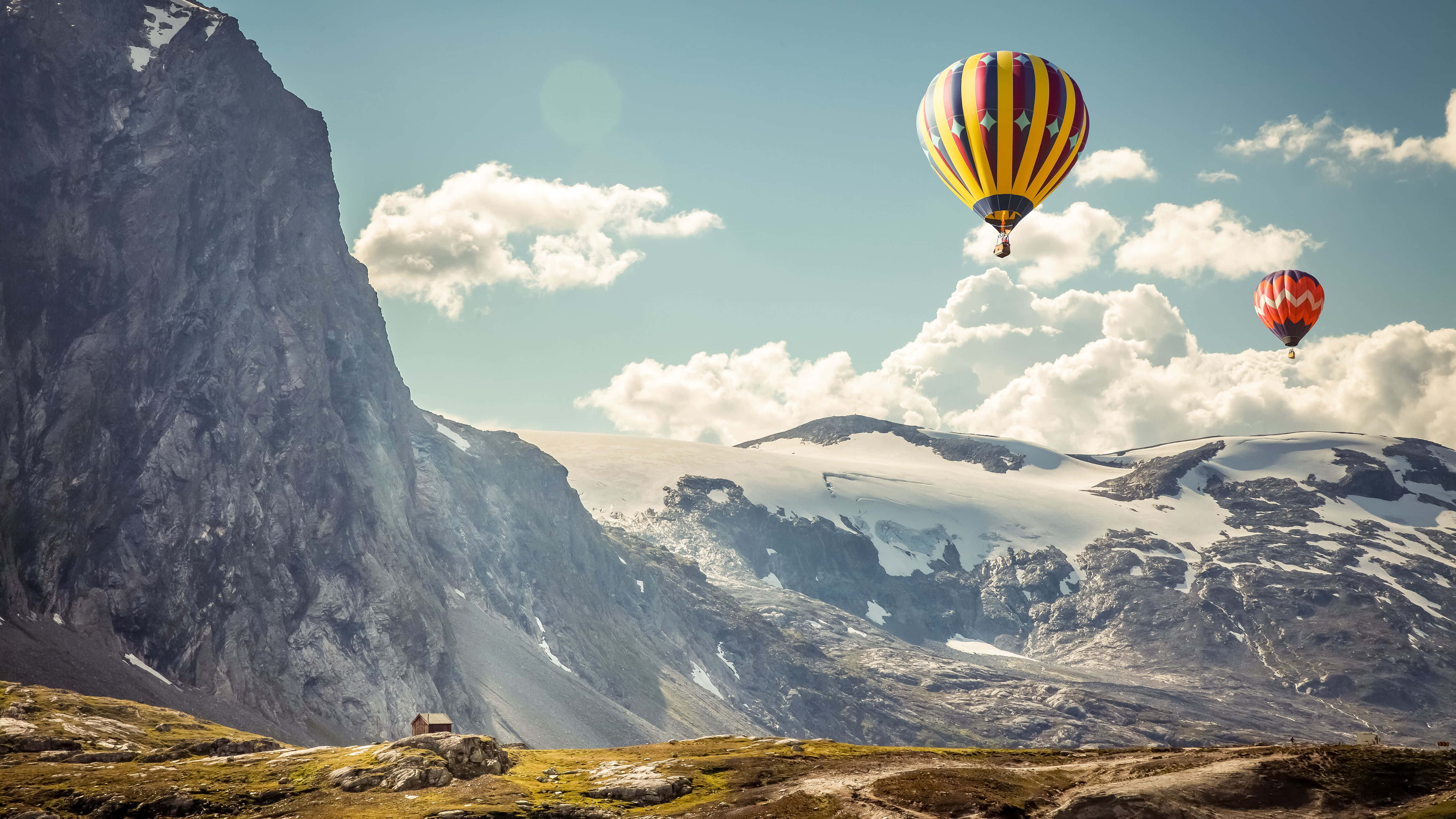 Breathtaking, 5120 x 2880, hot air balloons, 5K Desktop Wallpaper