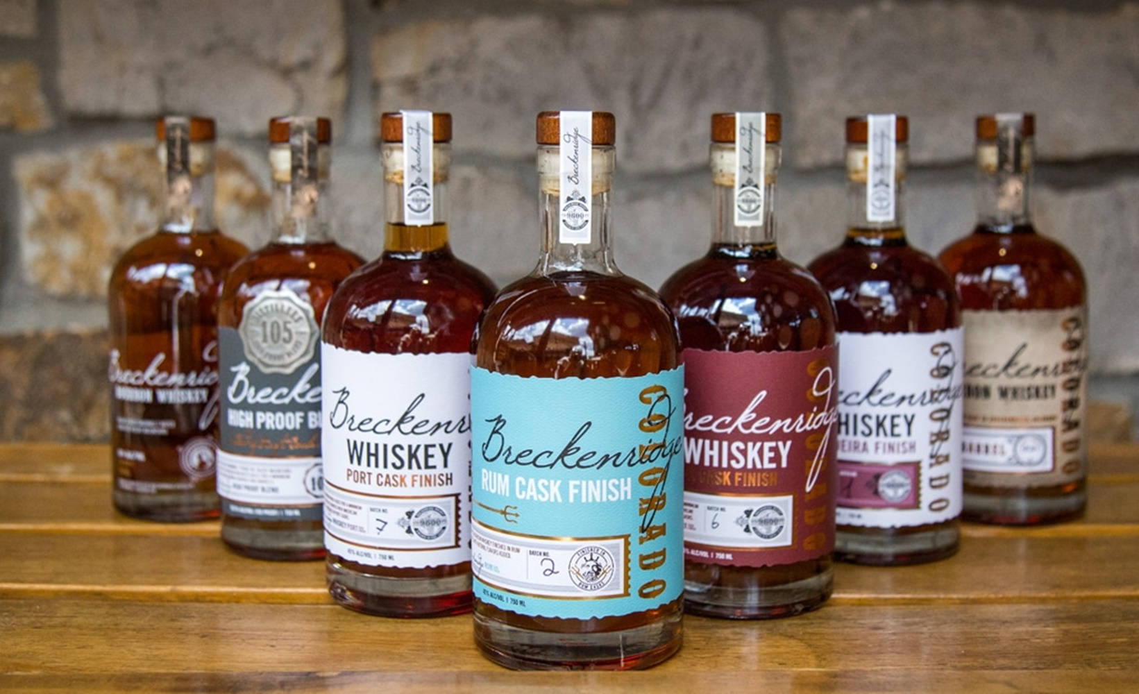 Breckenridge Distillery, whiskey, colorful labels, HD Desktop Wallpaper