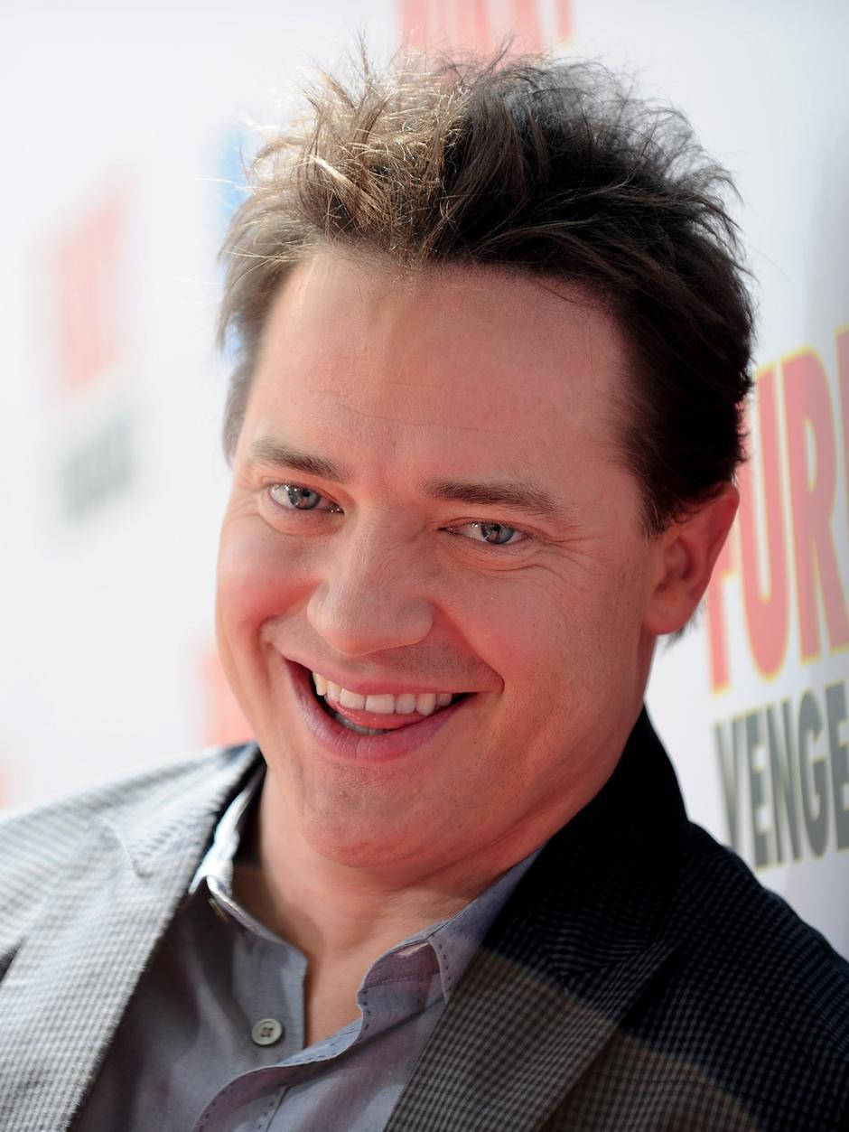 Brendan Fraser, movie premiere, close-up, SD Phone Wallpaper