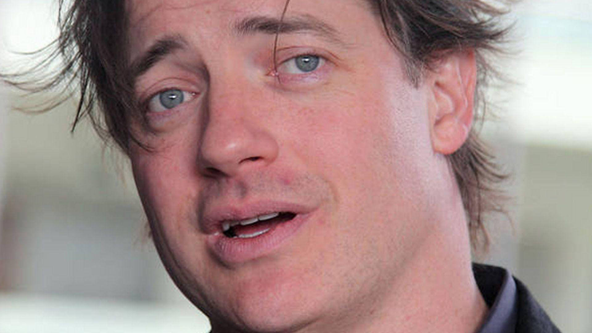 Brendan Fraser, blue eyes, tousled brown hair, Full HD Desktop Wallpaper