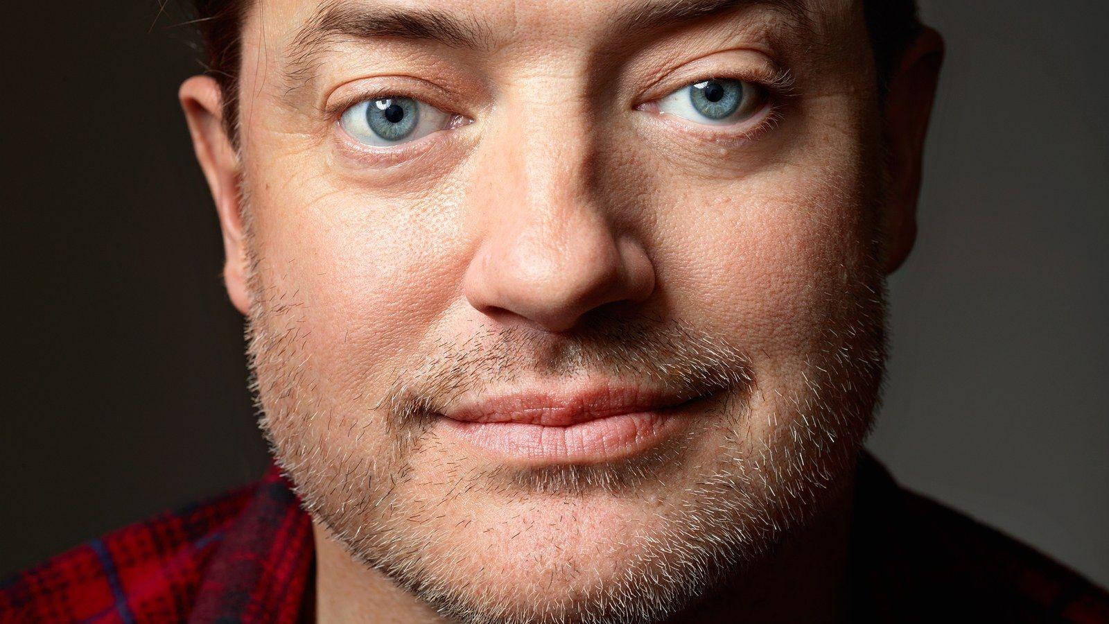 Brendan Fraser, blue eyes, stubble, HD Desktop Wallpaper