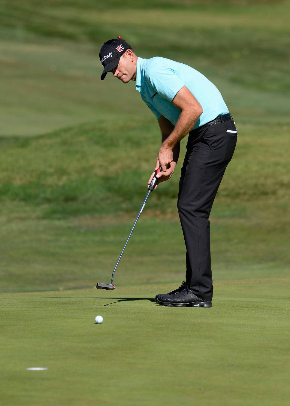 Brendan Steele, light blue shirt, black cap, HD Phone Wallpaper