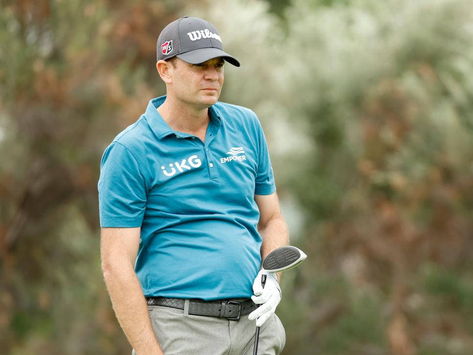 Brendan Steele, teal polo, cap, SD Desktop Wallpaper