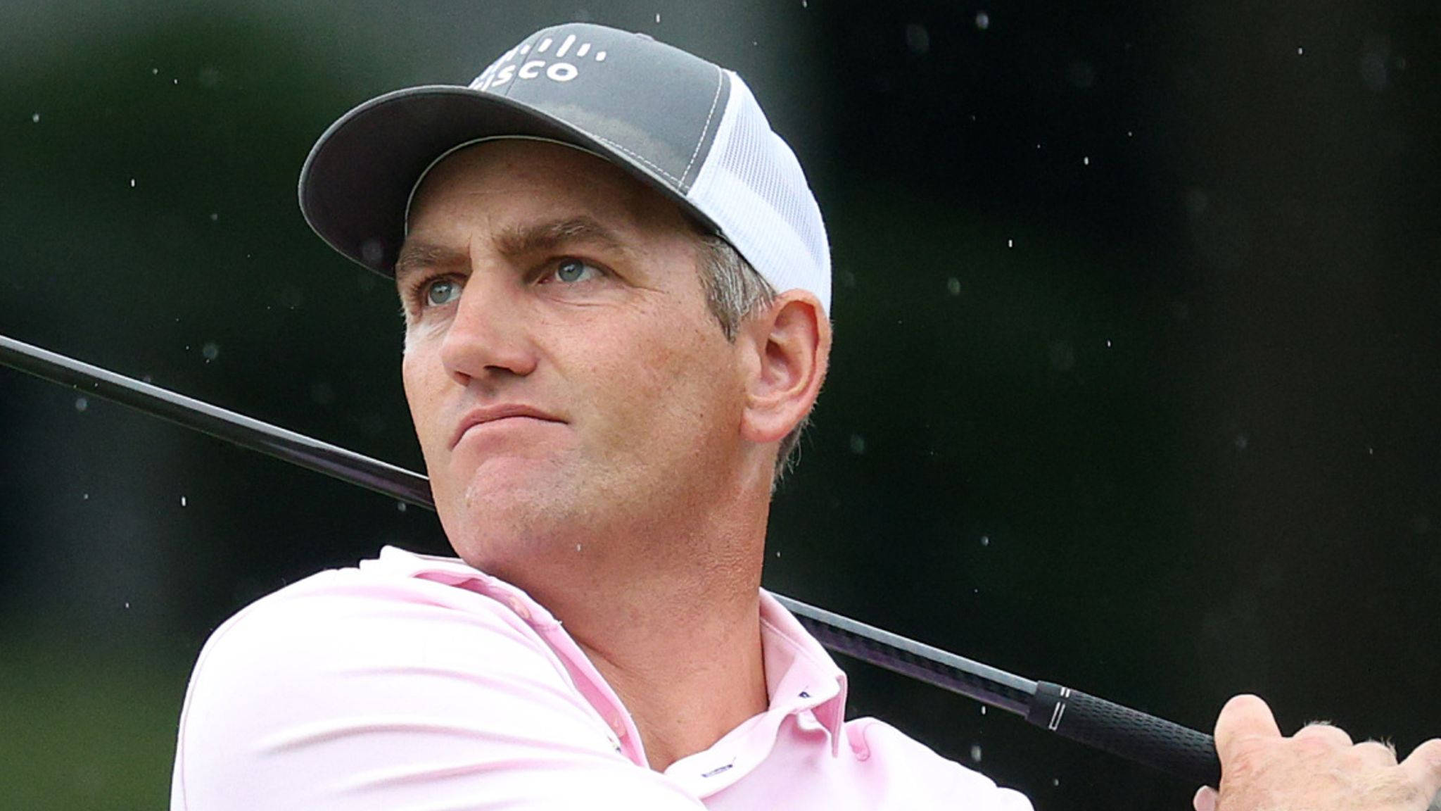 Brendon Todd, pink shirt, gray cap, Full HD Desktop Wallpaper
