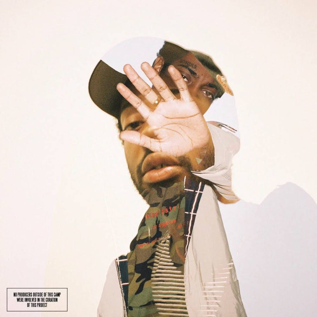 Brent Faiyaz, cap, camouflage vest, SD Desktop Wallpaper