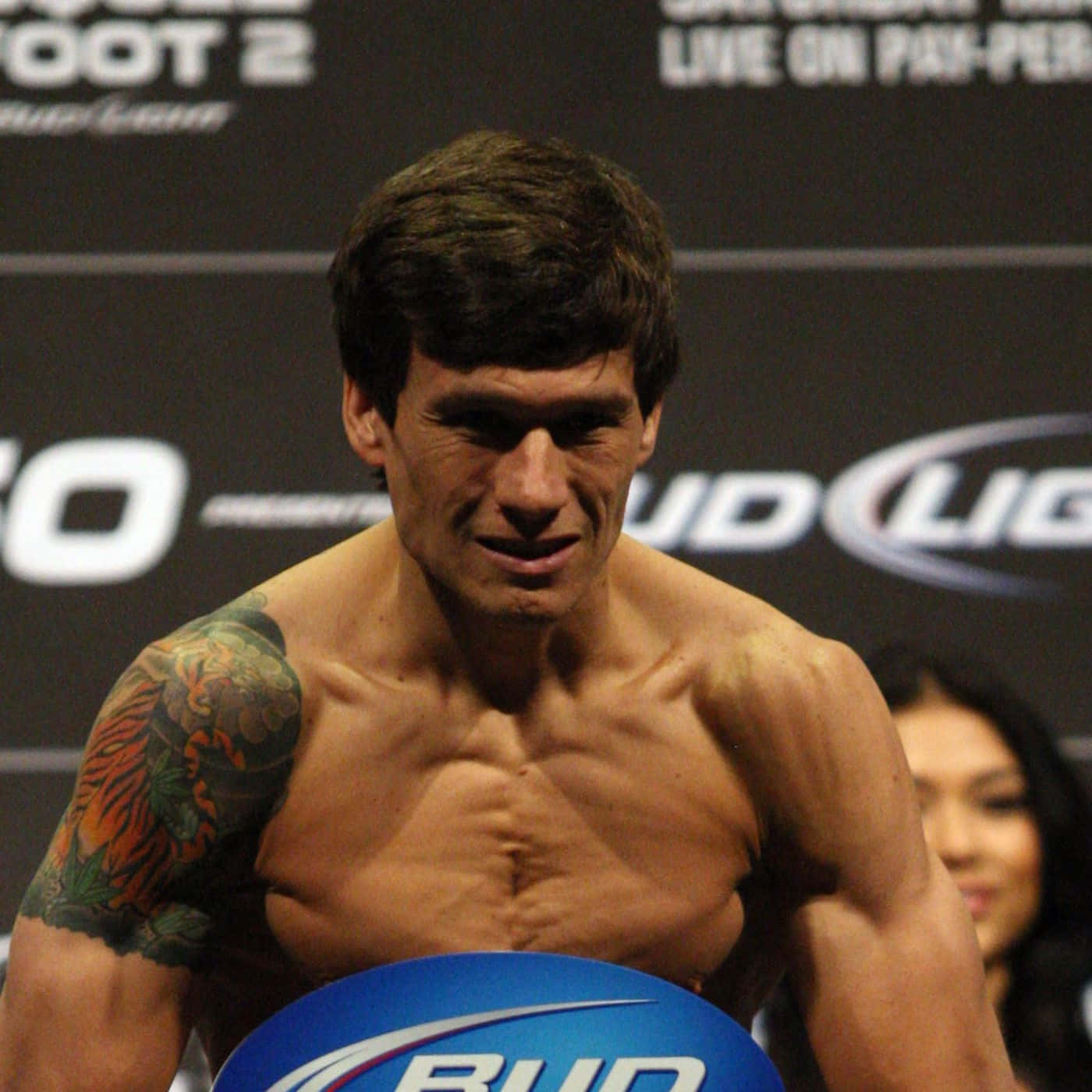 Brian Bowles, tiger tattoo, weigh-in event, HD Desktop Wallpaper