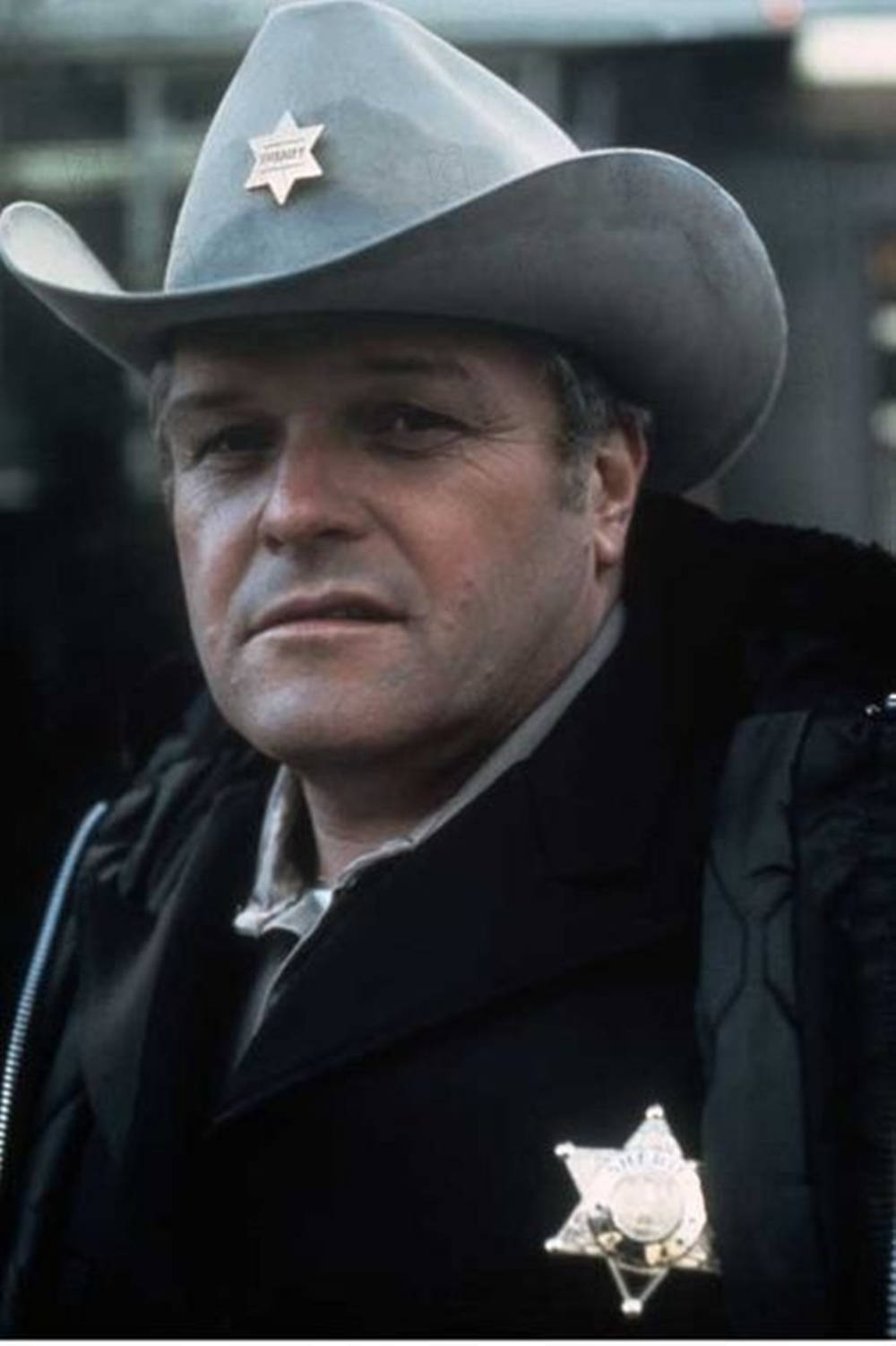 Brian Dennehy, cowboy costume, gray cowboy hat, HD Phone Wallpaper