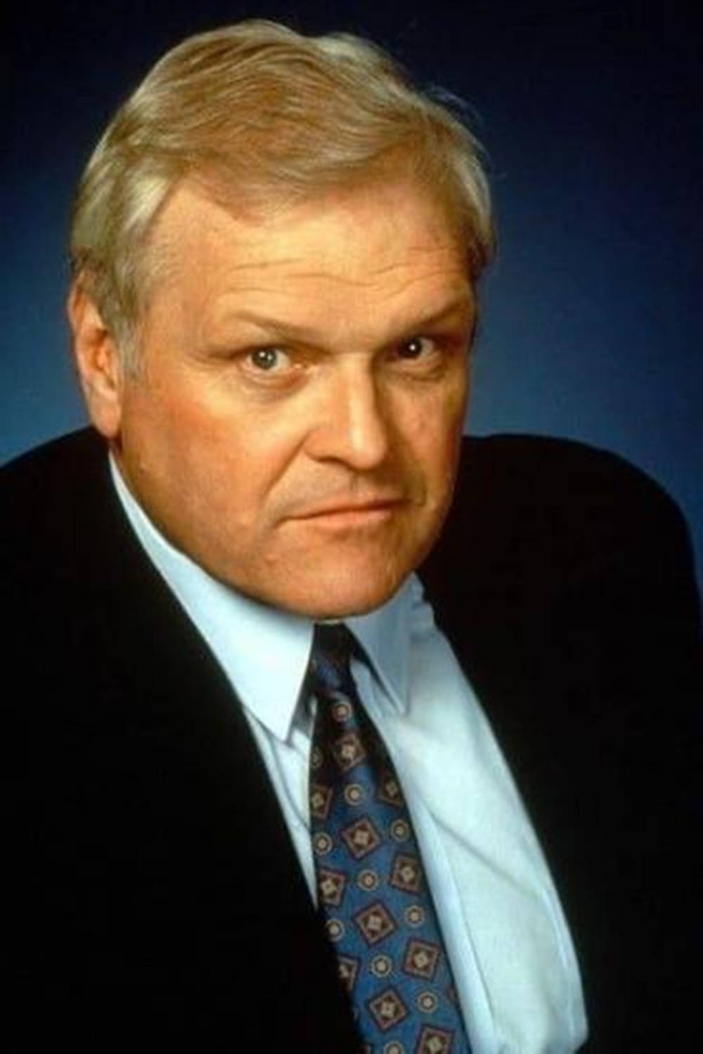 Brian Dennehy, blue aesthetic, dark suit, HD Phone Wallpaper