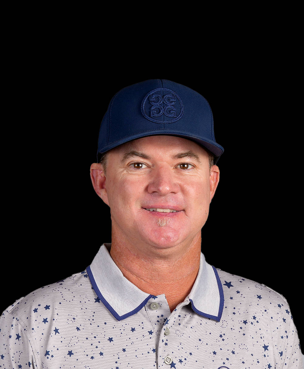 Brian Gay, blue cap, star-patterned polo shirt, SD Phone Wallpaper