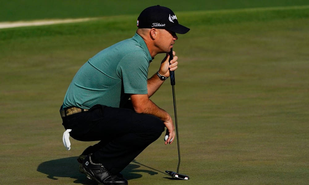 Brian Harman, putter, sunlit green, SD Desktop Wallpaper