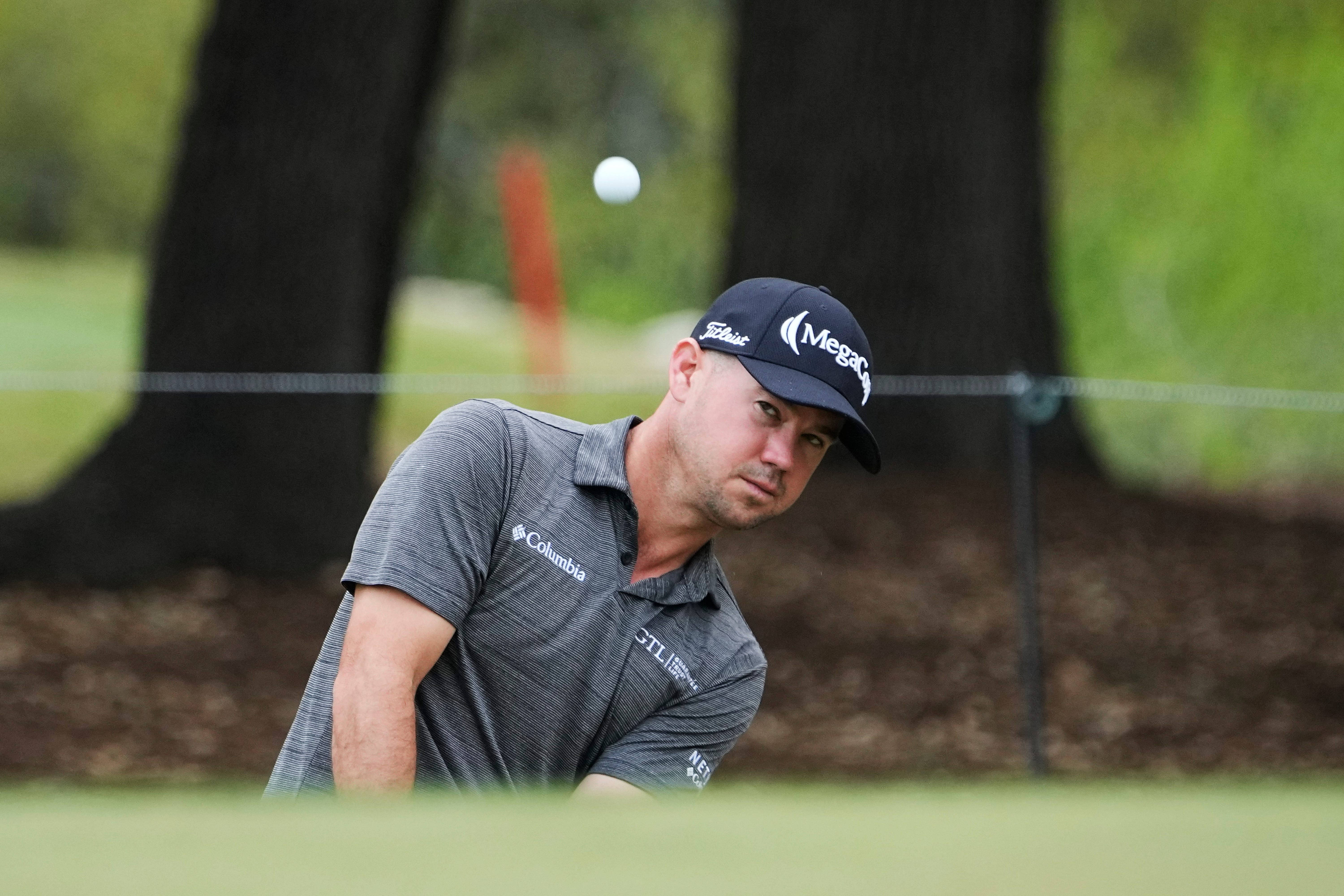 Brian Harman, grey shirt, black cap, 5K Desktop Wallpaper