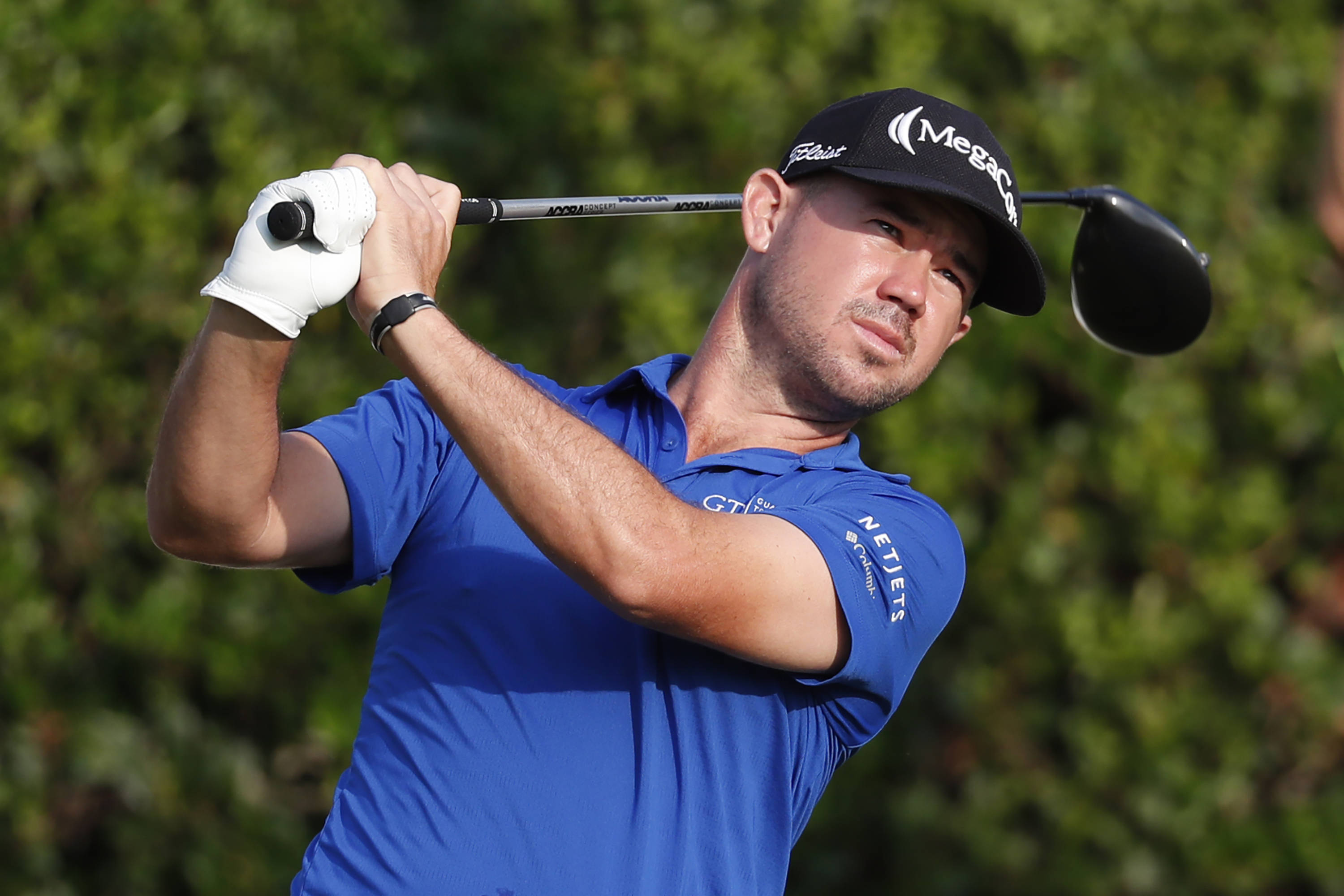 Brian Harman, blue polo shirt, golfer, 2K Desktop Wallpaper