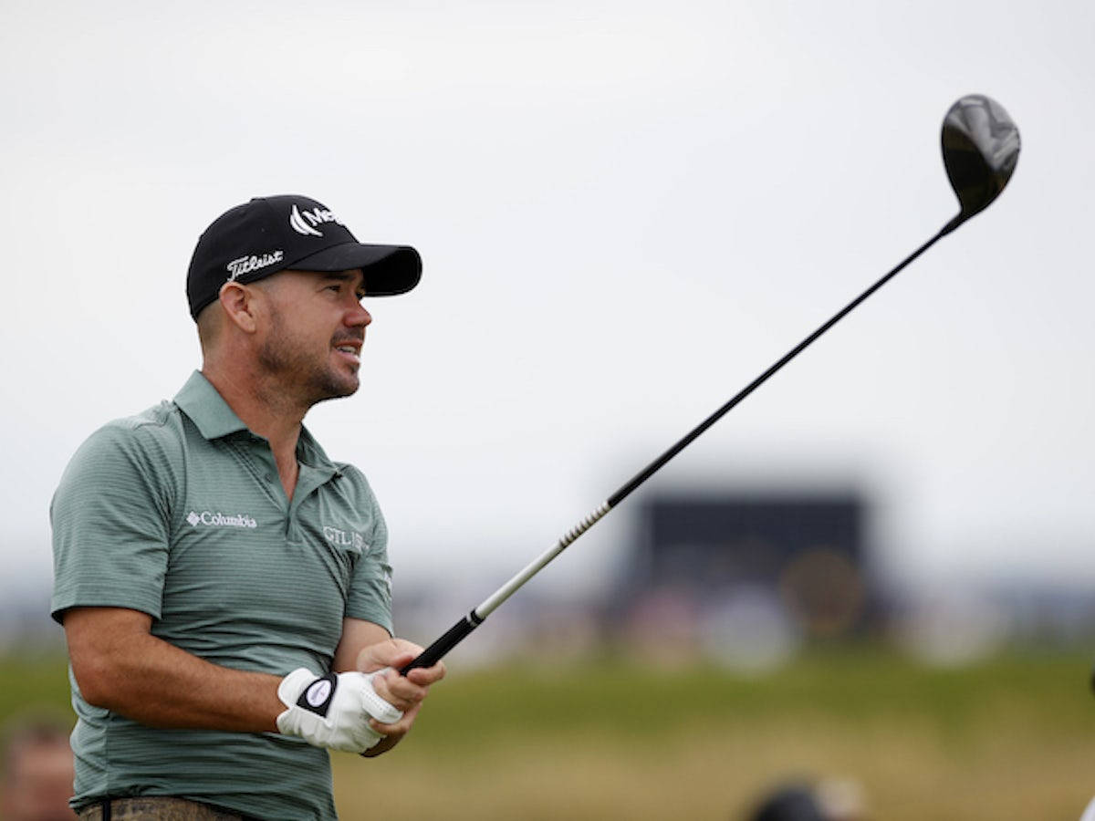 Brian Harman, golf club, mid-swing, SD Desktop Wallpaper
