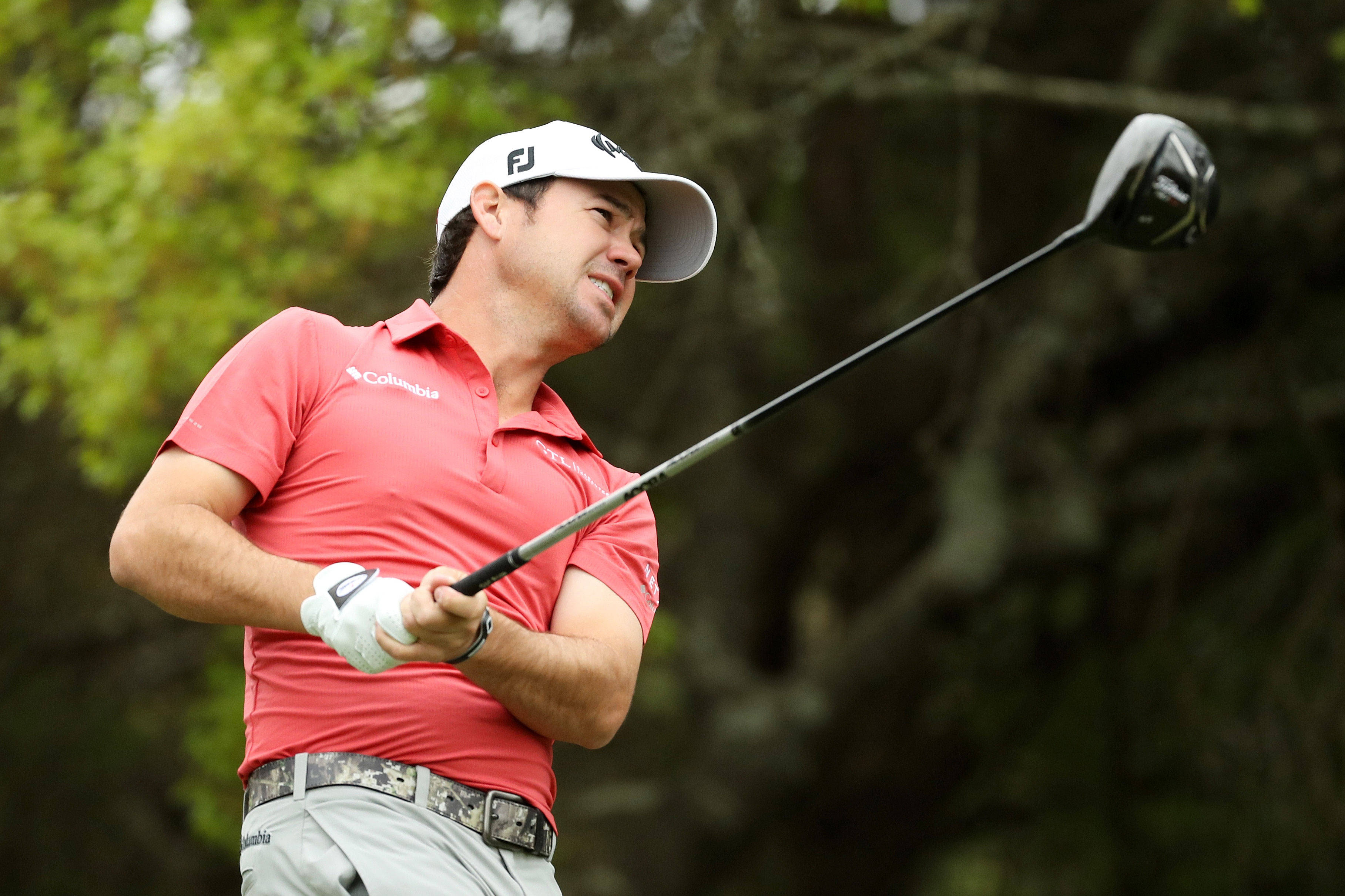 Brian Harman, red polo shirt, driver, 2K Desktop Wallpaper