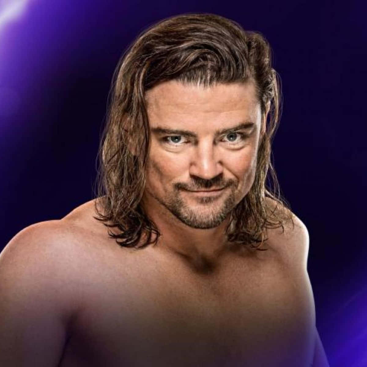 Brian Kendrick, smiley face, vibrant purple background, SD Desktop Wallpaper