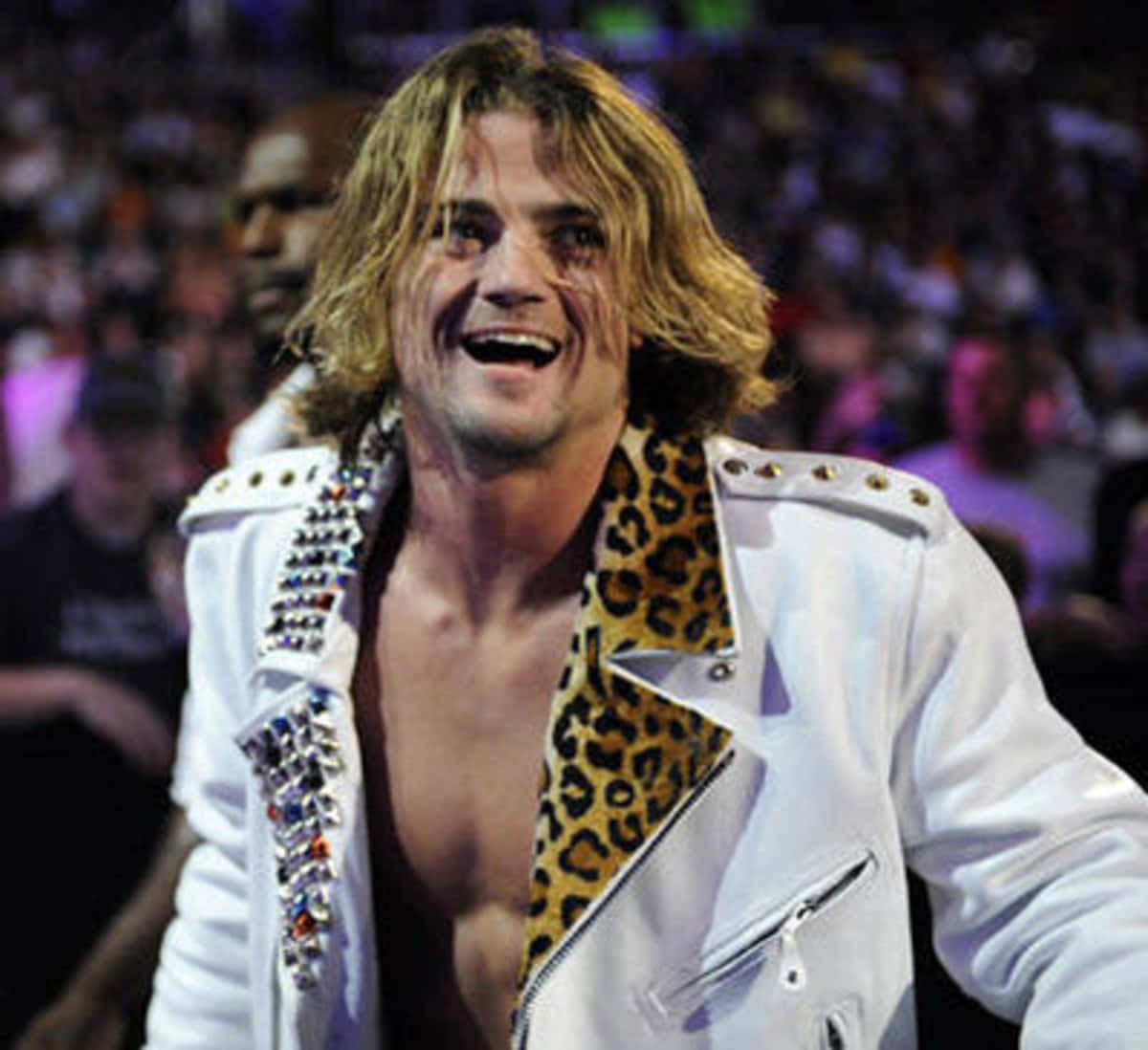 Brian Kendrick, long blonde hair, white jacket, SD Desktop Wallpaper