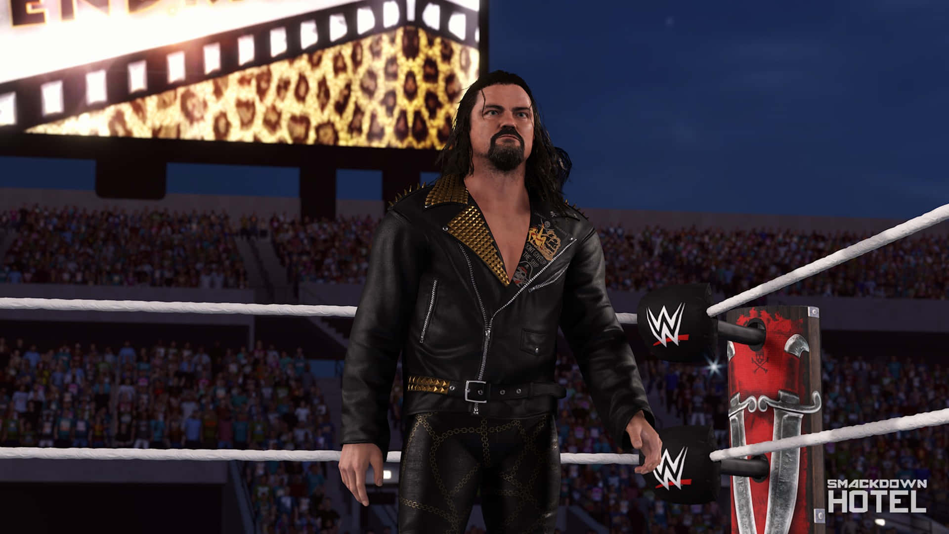 Brian Kendrick, black leather jacket, ring, Full HD Desktop Wallpaper